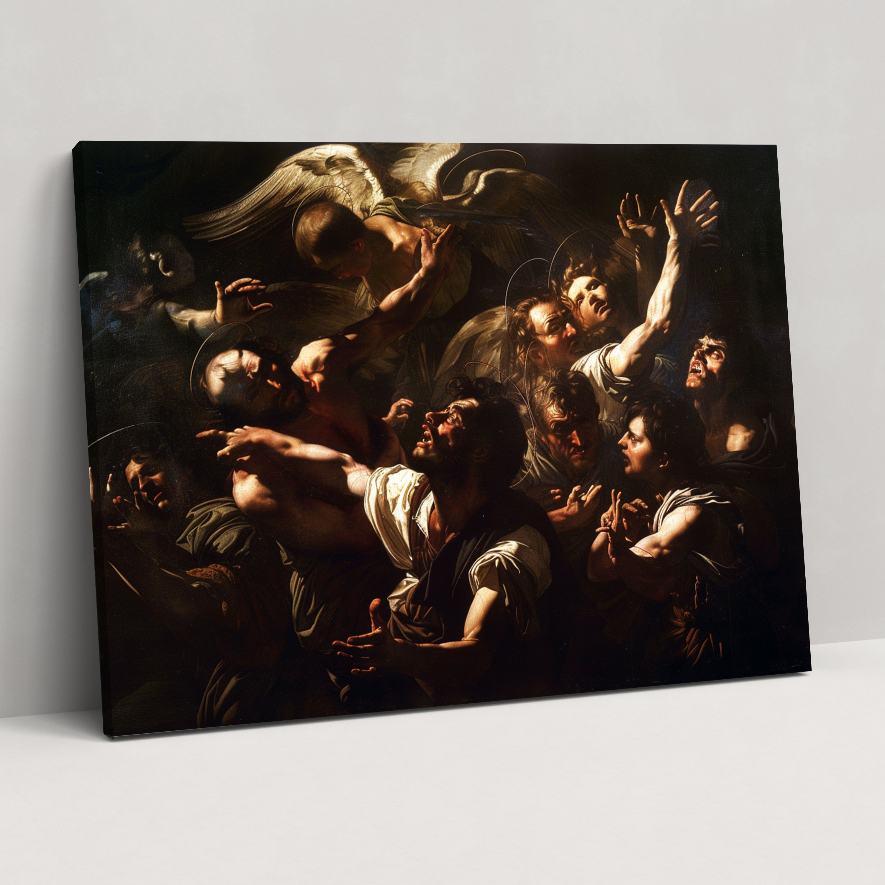 Caravaggio Style Canvas Print - Caravaggio, Wall Art, Canvas, Canvas Print