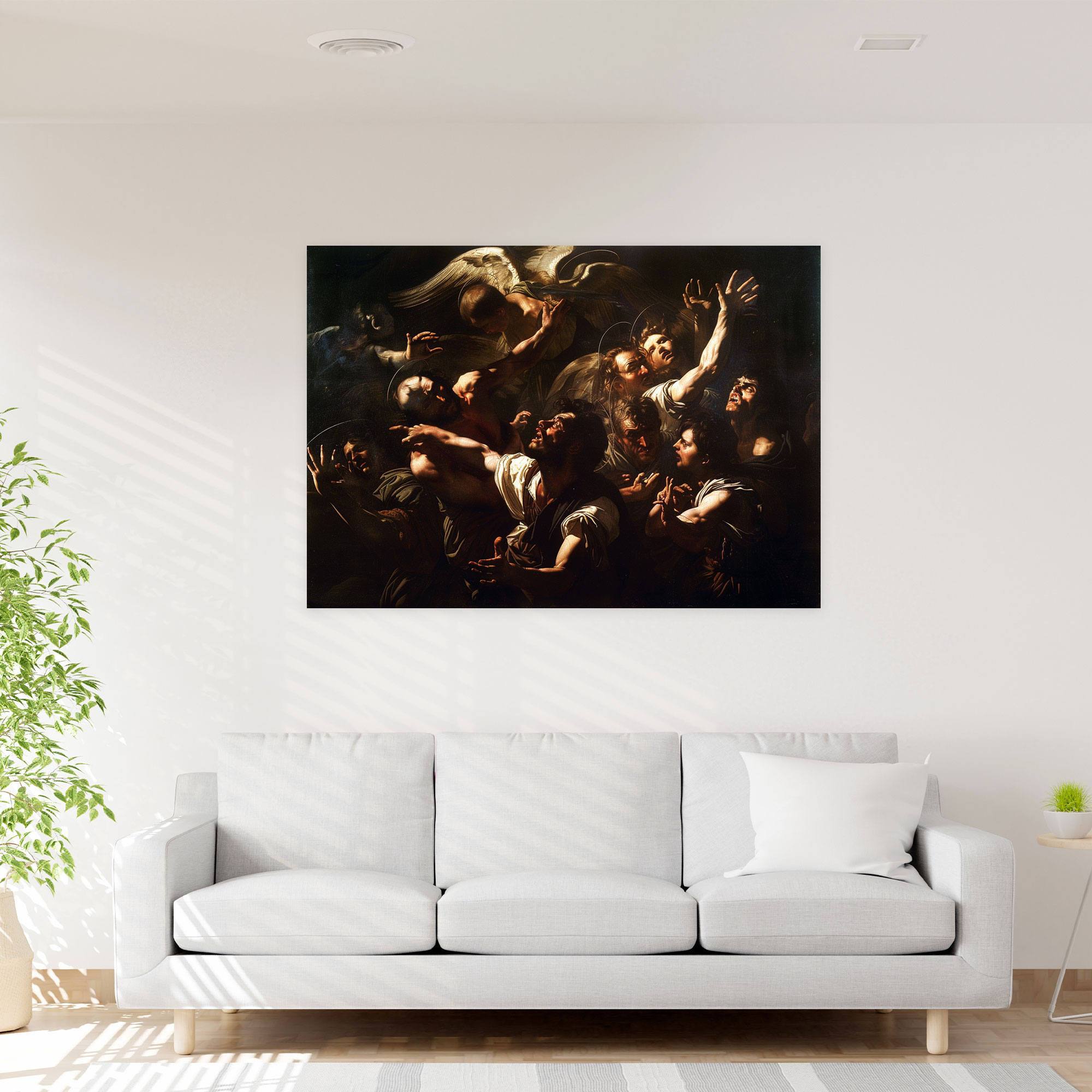 Caravaggio Style Canvas Print - Caravaggio, Wall Art, Canvas, Canvas Print