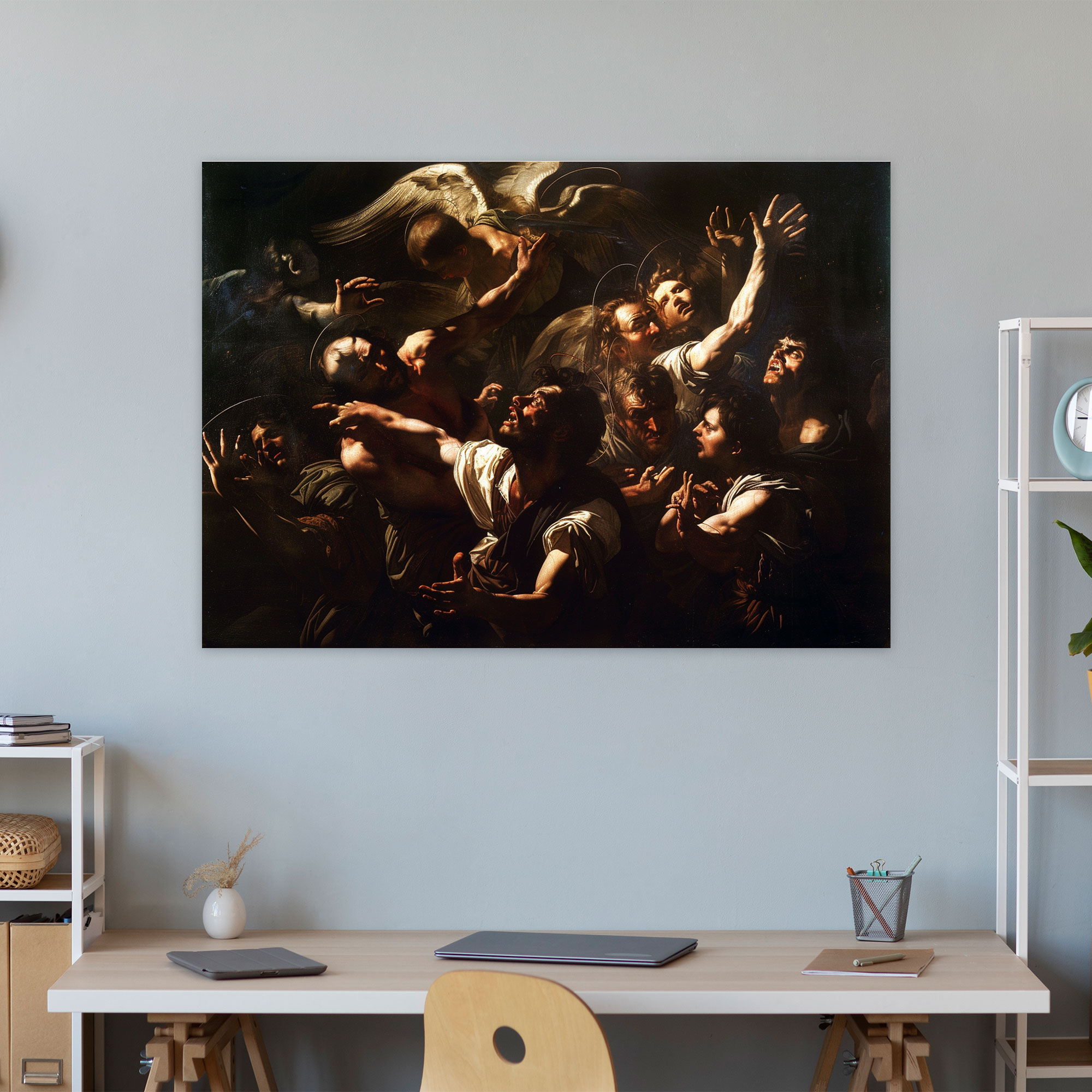 Caravaggio Style Canvas Print - Caravaggio, Wall Art, Canvas, Canvas Print