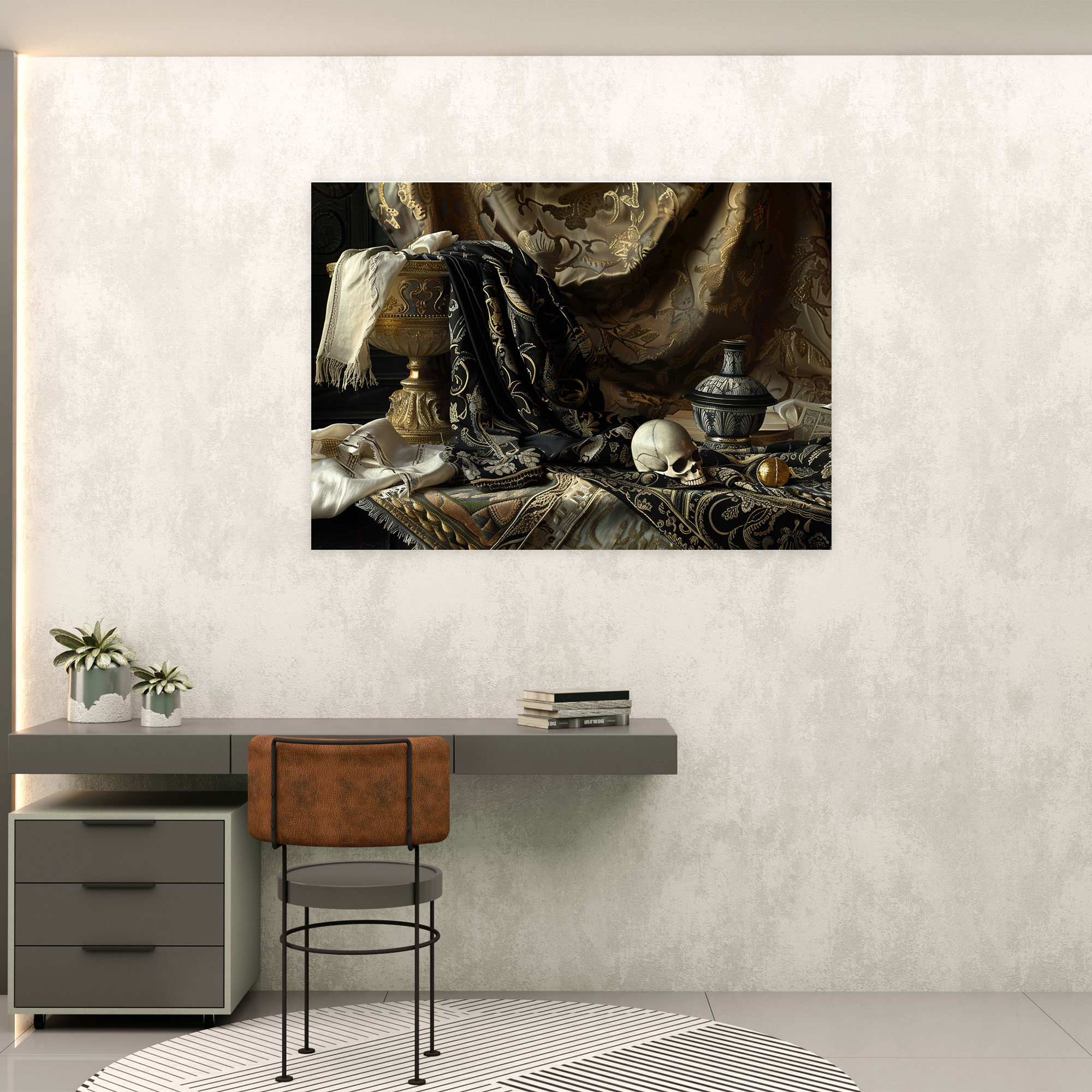 Caravaggio Tarzı Kanvas Tablo - Ev Dekorasyonu Duvar Sanatı