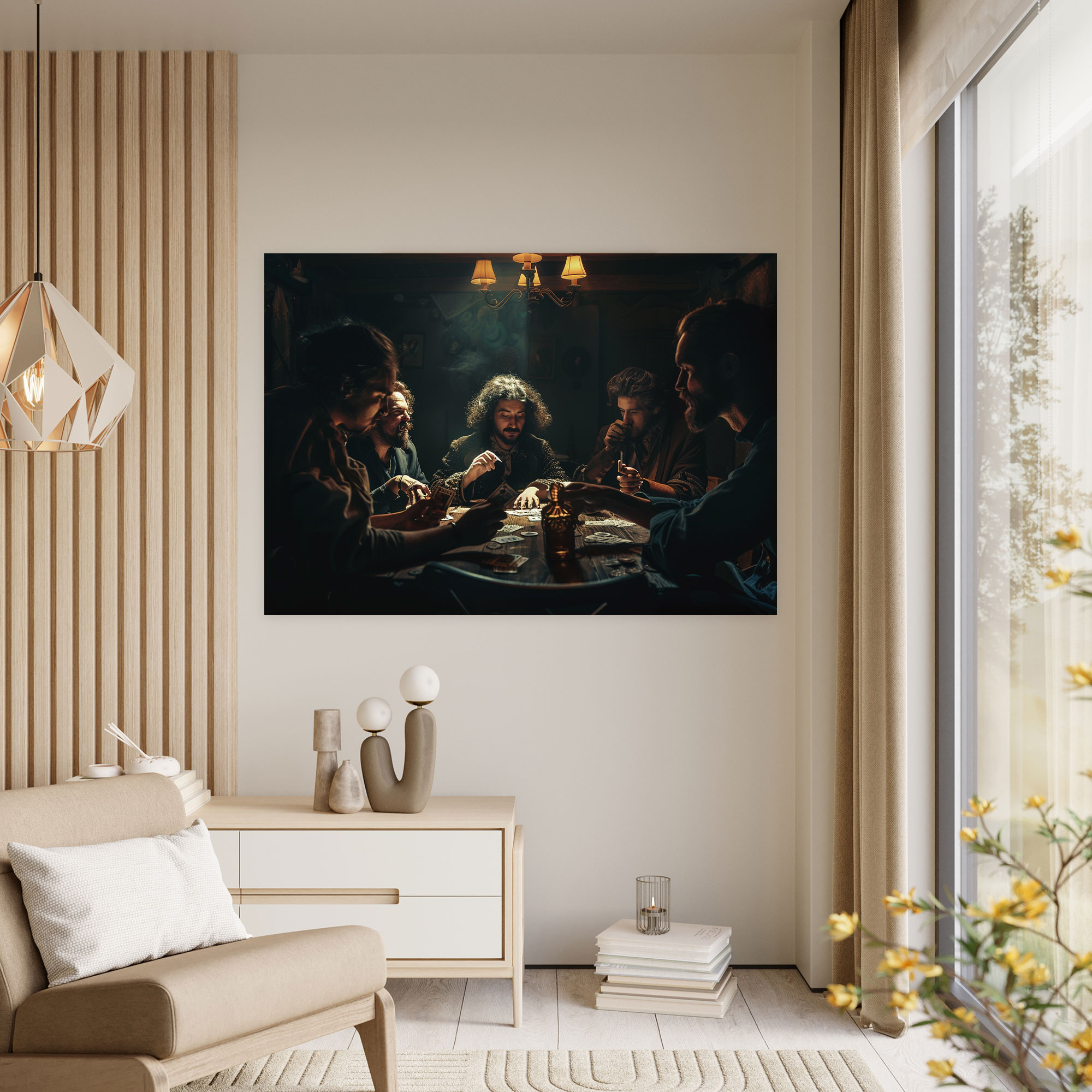 Caravaggio Style Canvas Print - Caravaggio, Wall Decoration, Caravaggio Style, Canvas