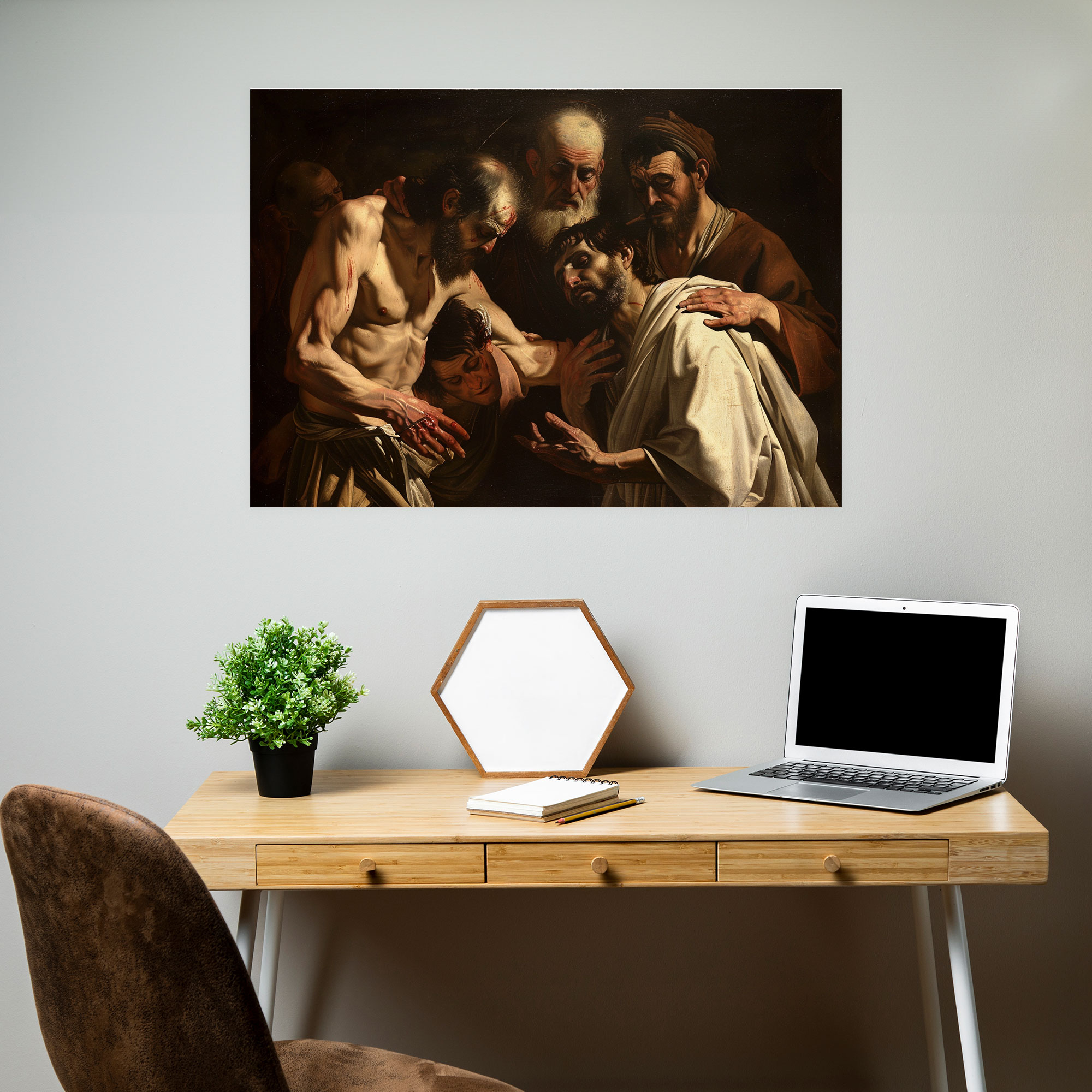 Caravaggio Style Wall Decoration - Caravaggio, Canvas, Wall Decoration, Canvas Wall Art
