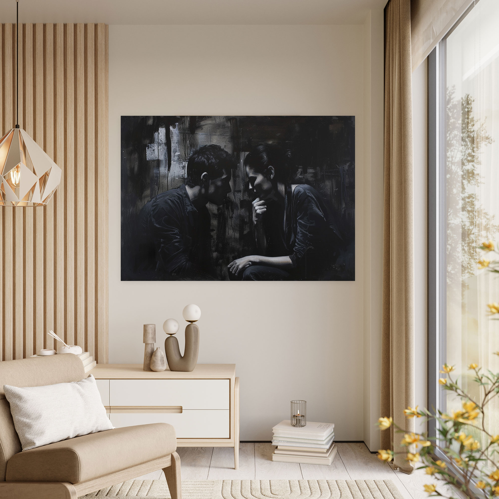 Caravaggio Tarzı Duvar Sanatı - Caravaggio Duvar Dekorasyonu Ev Dekorasyonu Duvar Sanatı