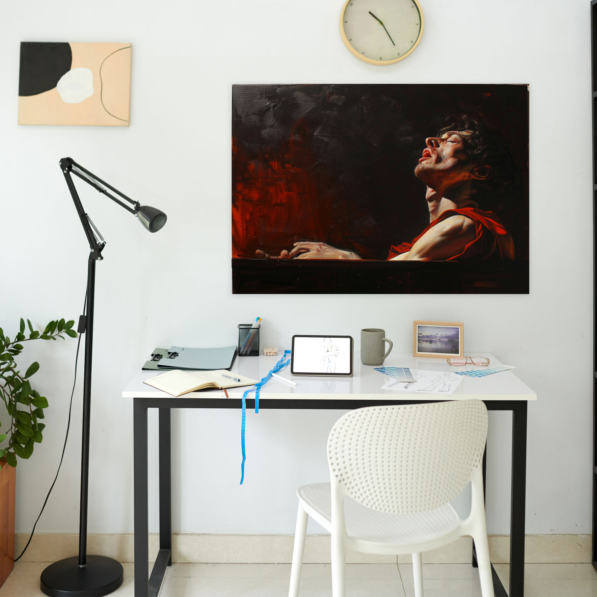Caravaggio Tarzı Kanvas Tablo - Duvar Sanatı