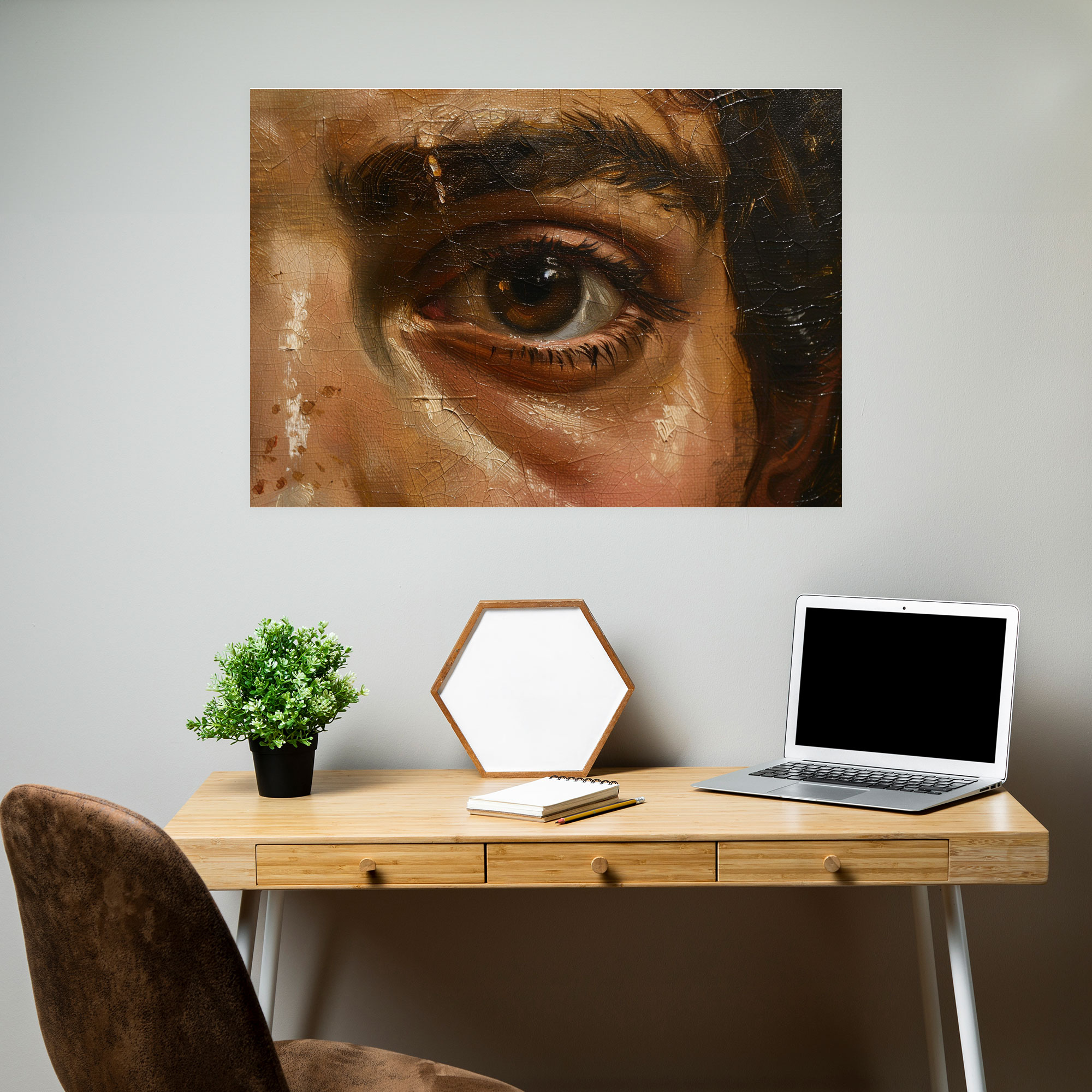 Caravaggio Tarzı Kanvas Tablo - Ev Dekorasyonu Duvar Sanatı