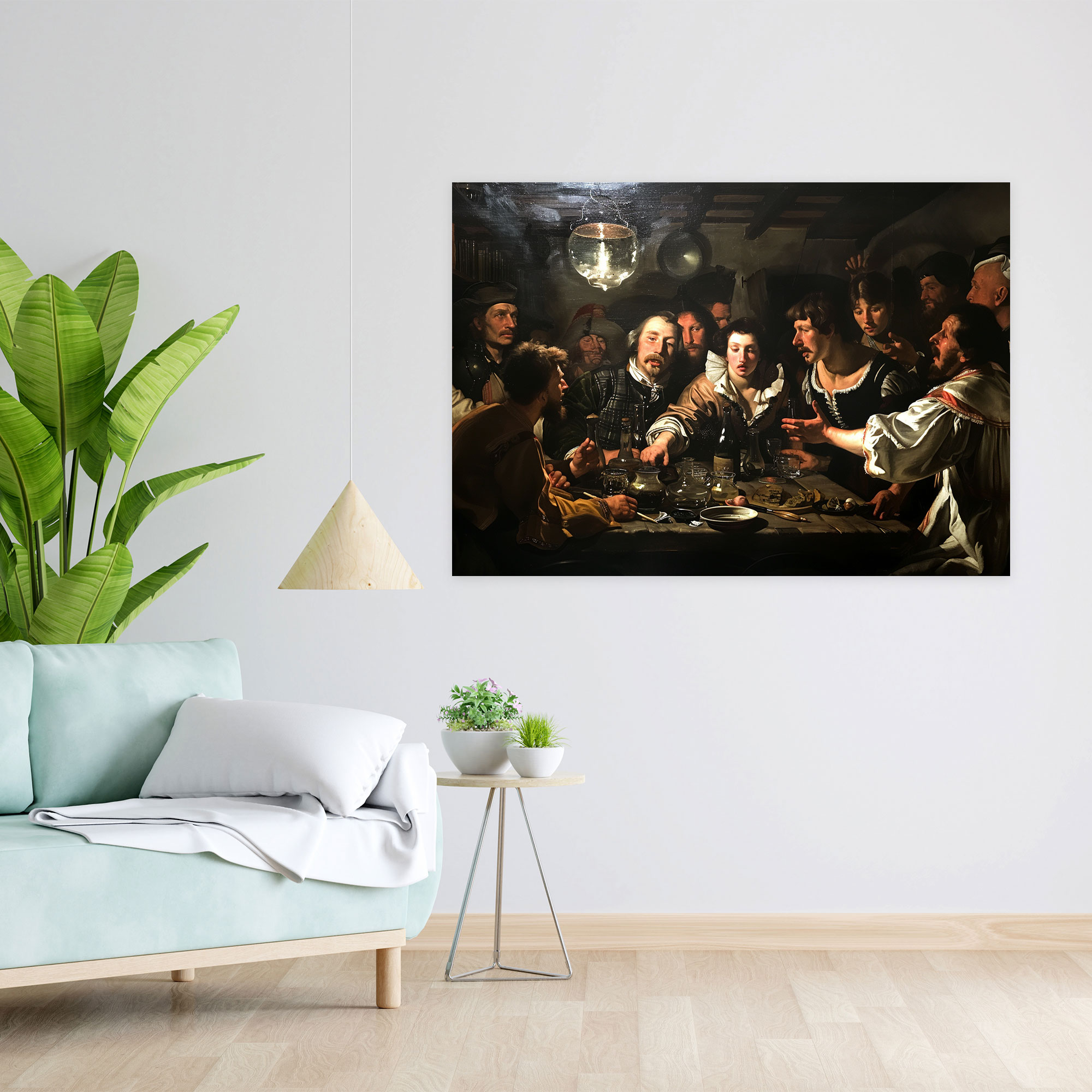 Caravaggio Style Canvas Print - Caravaggio, Canvas Print, Caravaggio Style, Wall Decoration