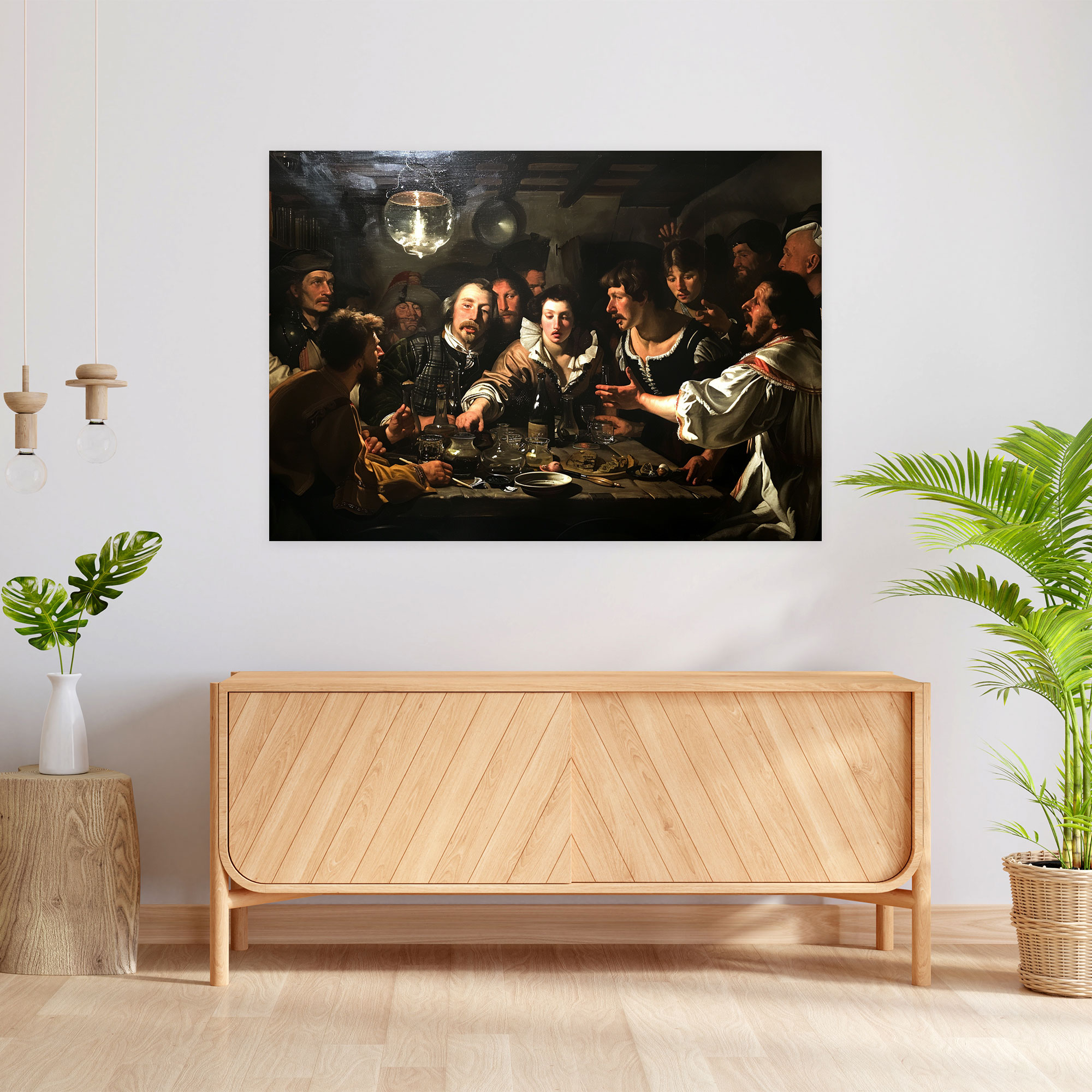 Caravaggio Style Canvas Print - Caravaggio, Canvas Print, Caravaggio Style, Wall Decoration