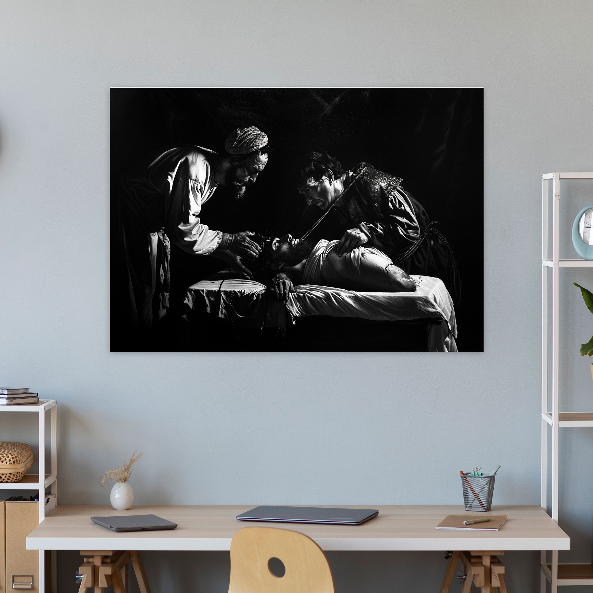 Caravaggio Style Canvas Print - Caravaggio, Wall Decoration, Home Decoration, Wall Art