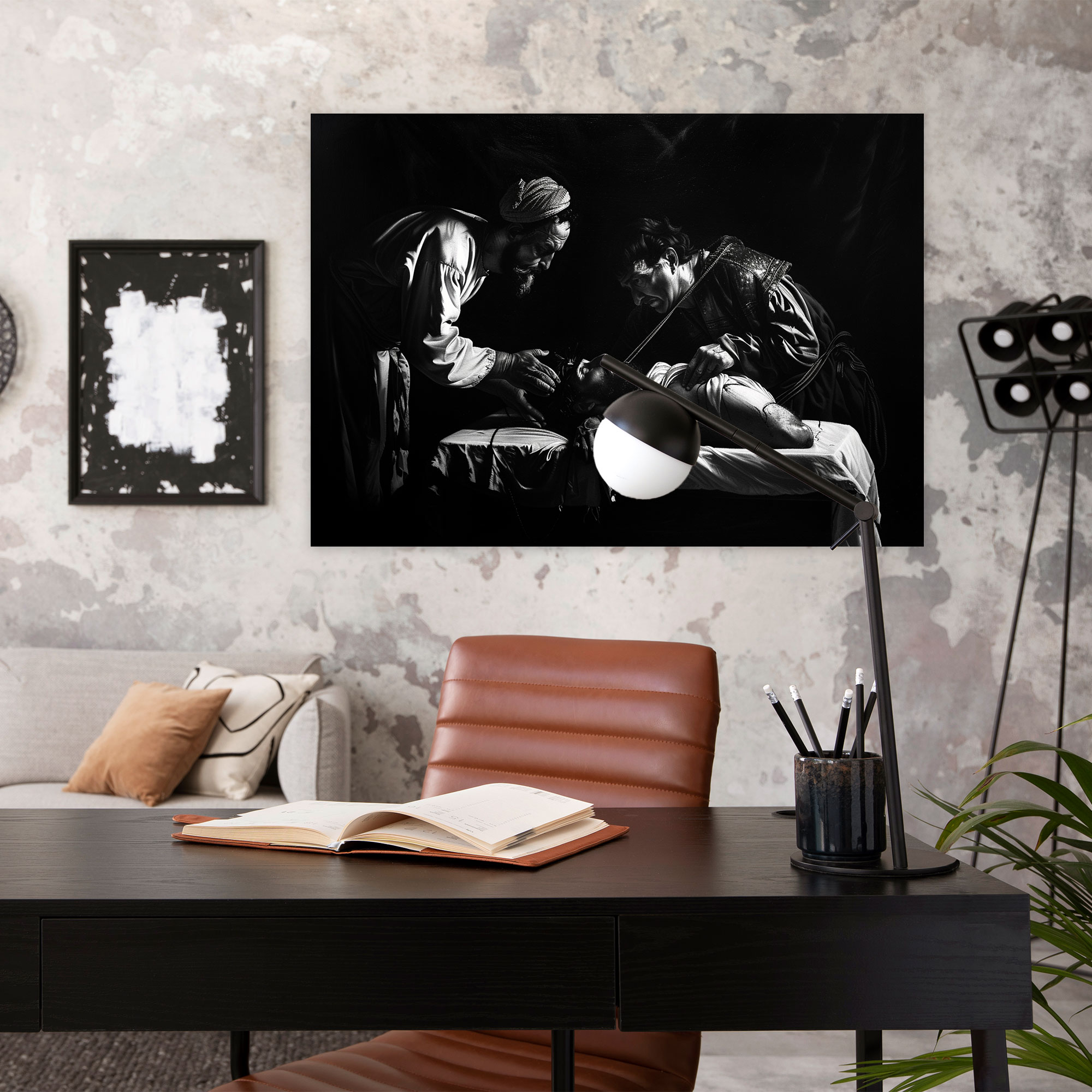 Caravaggio Style Canvas Print - Caravaggio, Wall Decoration, Home Decoration, Wall Art