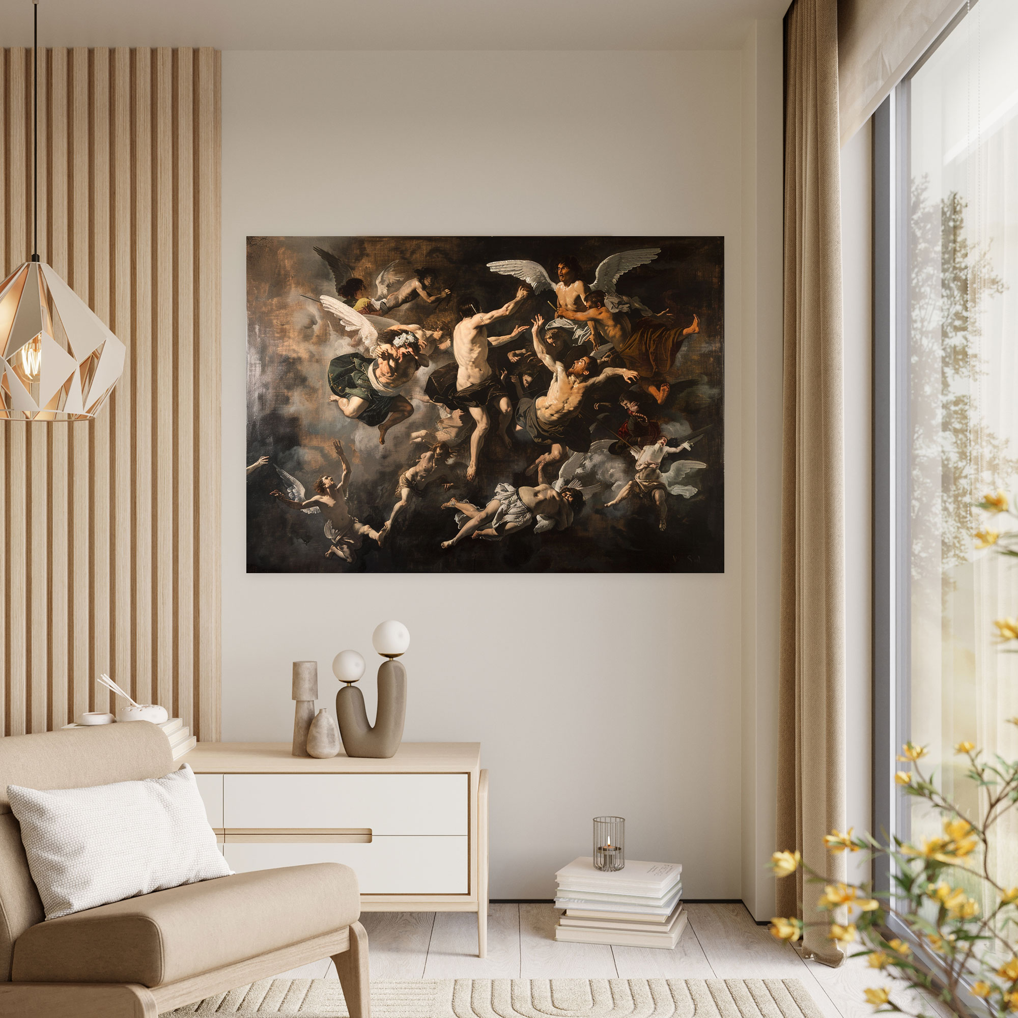 Caravaggio Style Canvas Print - Caravaggio, Canvas Print, Caravaggio Style, Wall Art