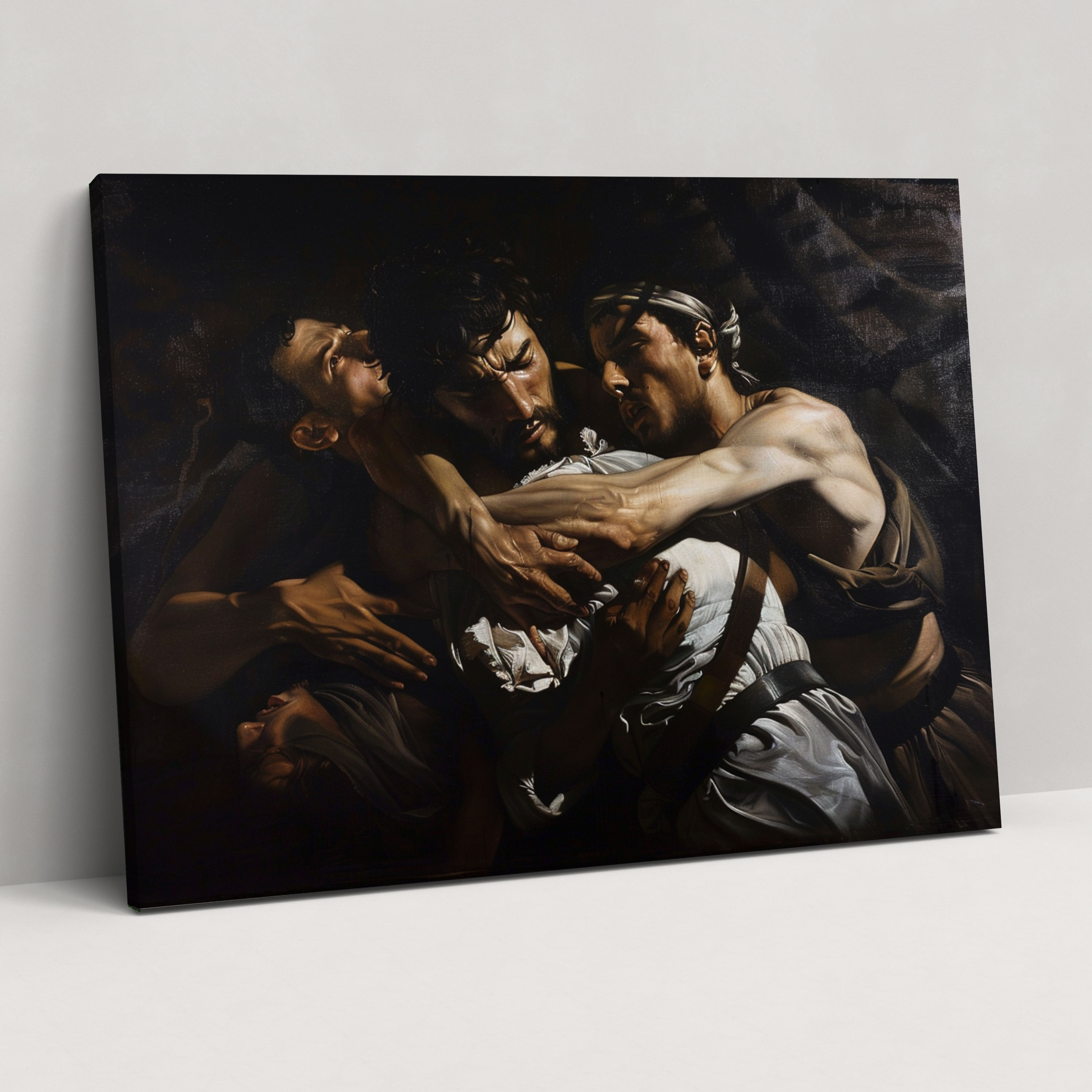 Caravaggio Style Wall Art Print - Caravaggio, Canvas Wall Art, Caravaggio Style, Canvas