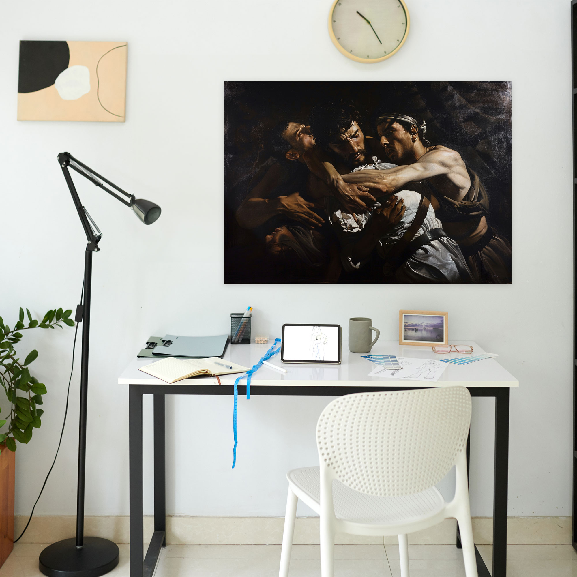 Caravaggio Style Wall Art Print - Caravaggio, Canvas Wall Art, Caravaggio Style, Canvas