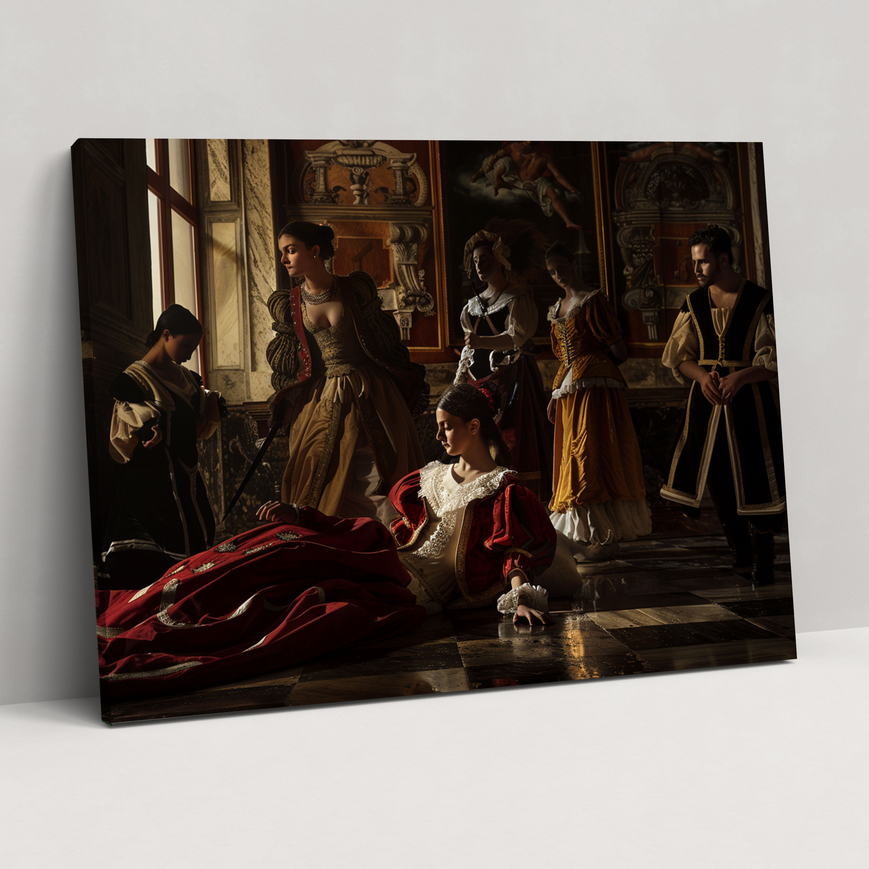 Caravaggio Tarzı Kanvas Tablo Dekor - Ev Dekorasyonu Caravaggio Tarzı Tasarım