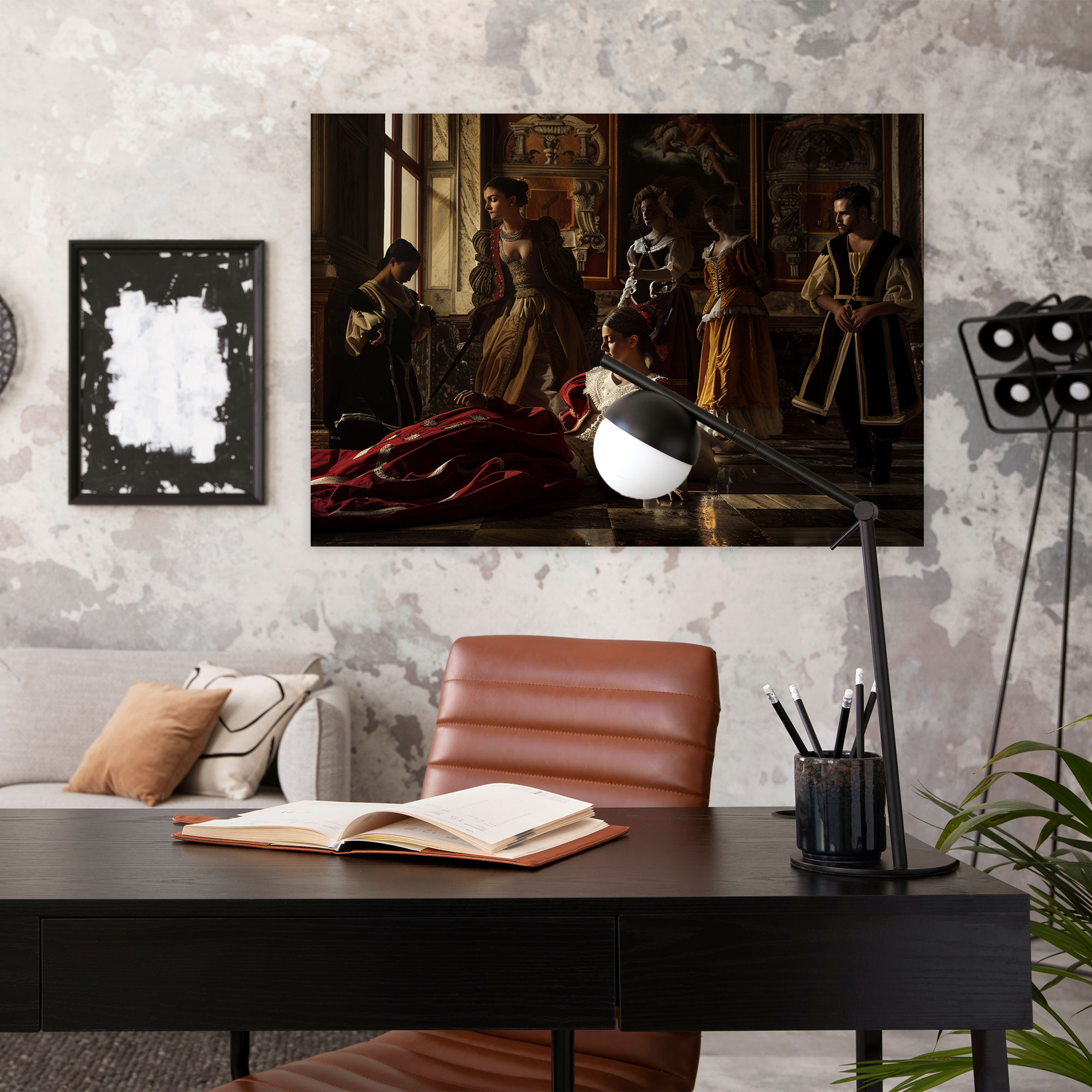 Caravaggio Tarzı Kanvas Tablo Dekor - Ev Dekorasyonu Caravaggio Tarzı Tasarım