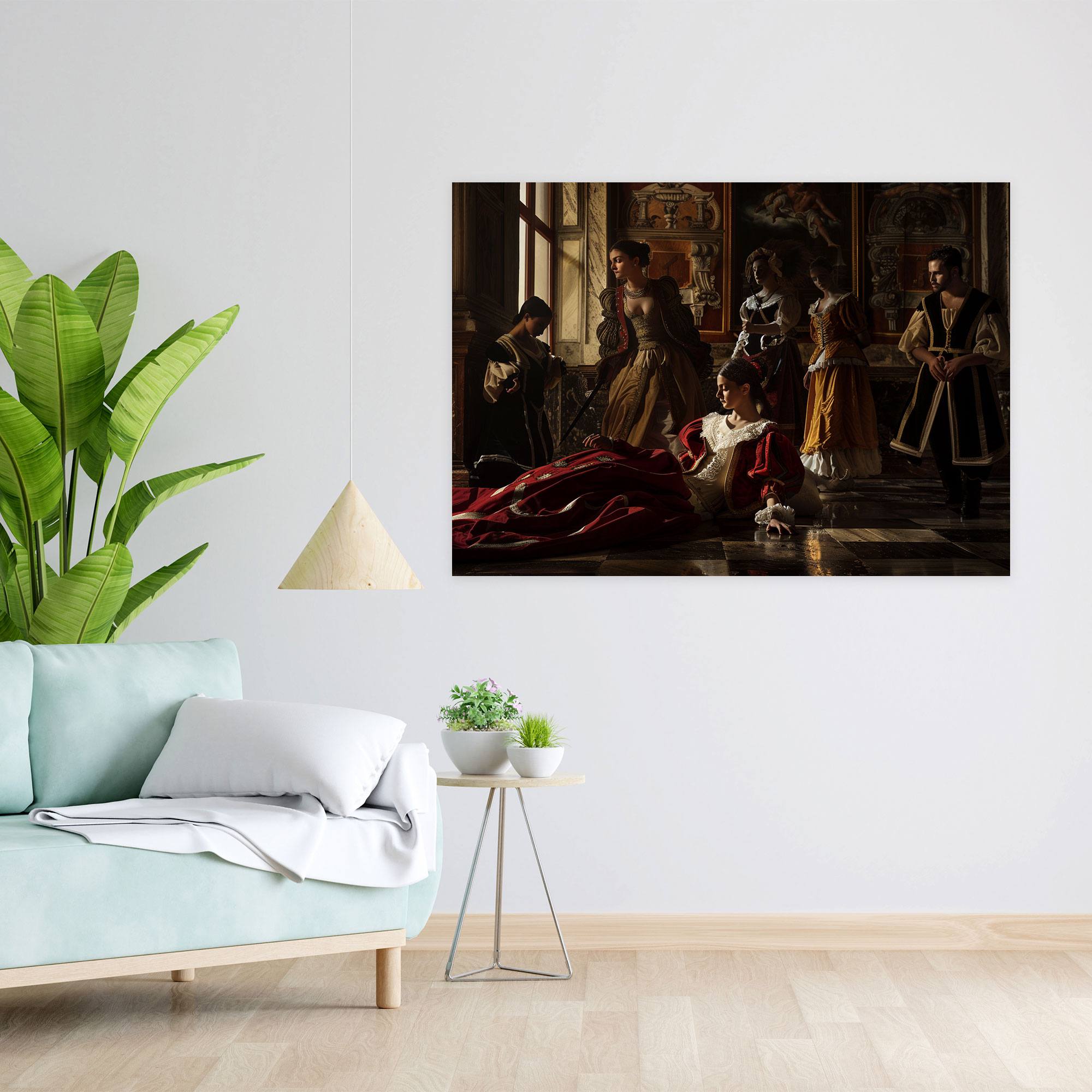 Caravaggio Tarzı Kanvas Tablo Dekor - Ev Dekorasyonu Caravaggio Tarzı Tasarım