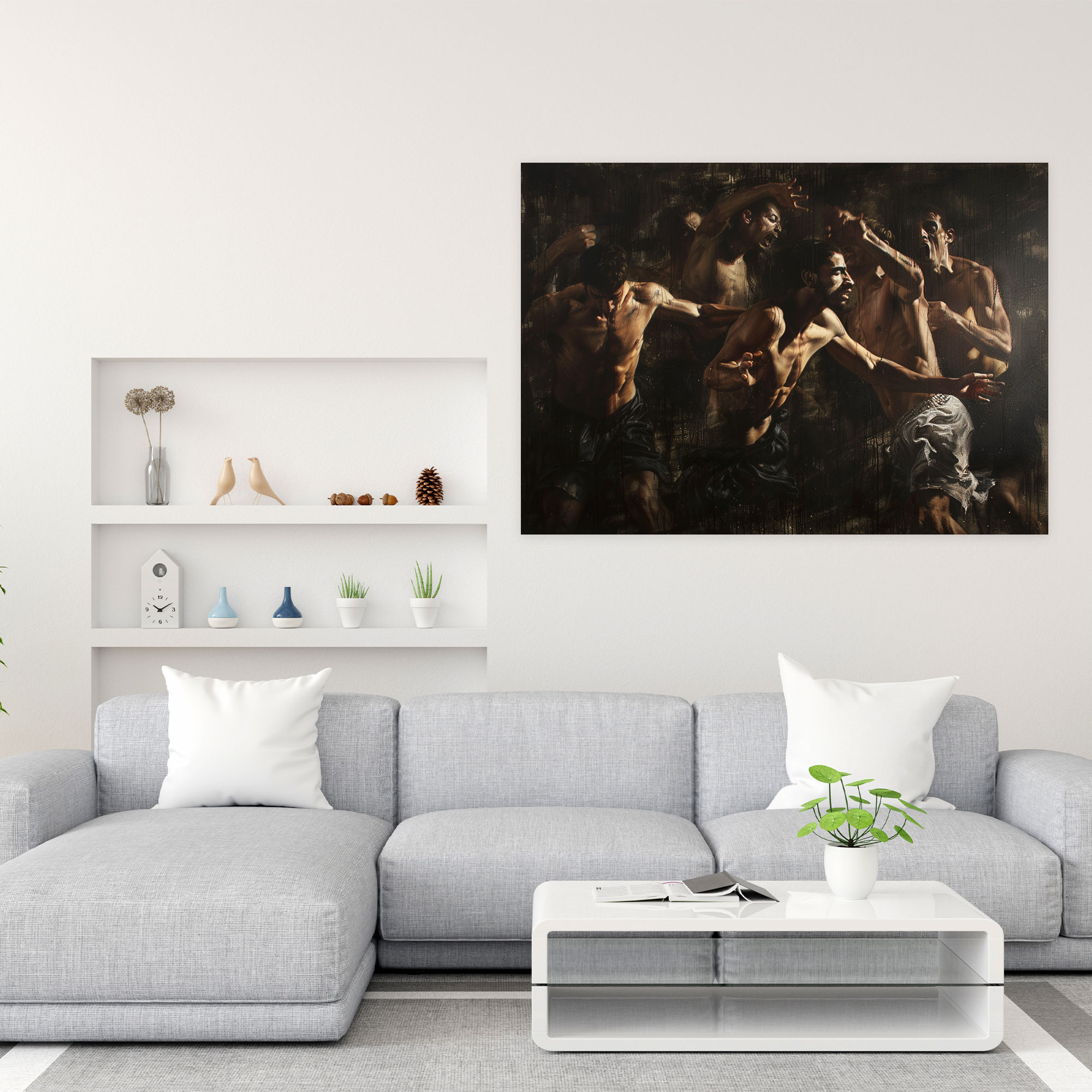 Caravaggio Style Wall Art - Caravaggio, Wall Art, Canvas, Wall Decoration