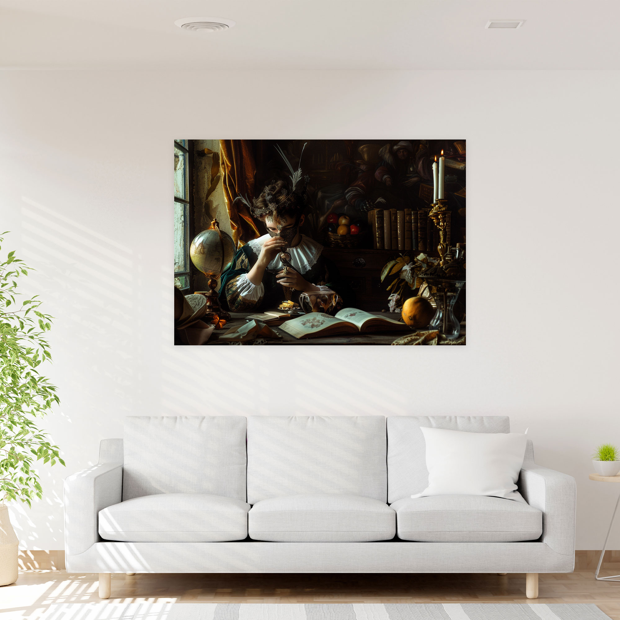 Caravaggio Tarzı Duvar Sanatı - Ev Dekorasyonu Duvar Sanatı