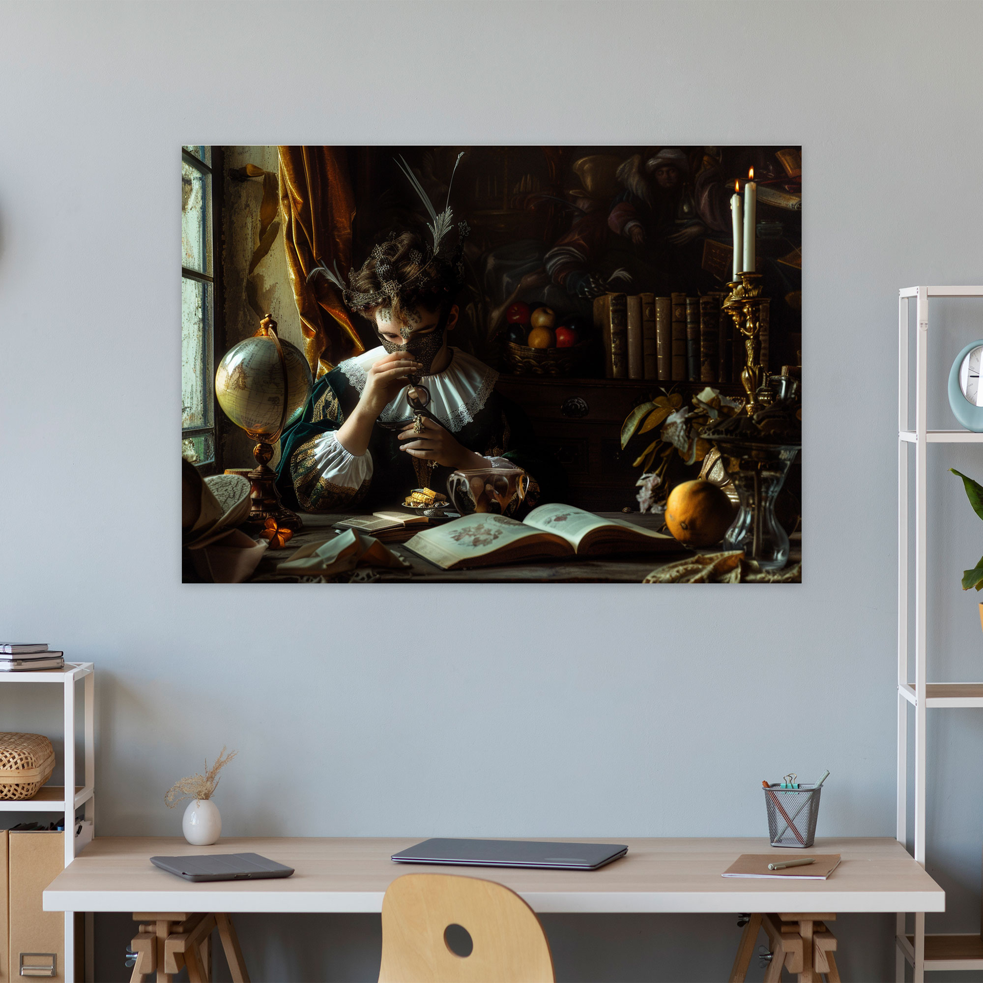 Caravaggio Tarzı Duvar Sanatı - Ev Dekorasyonu Duvar Sanatı