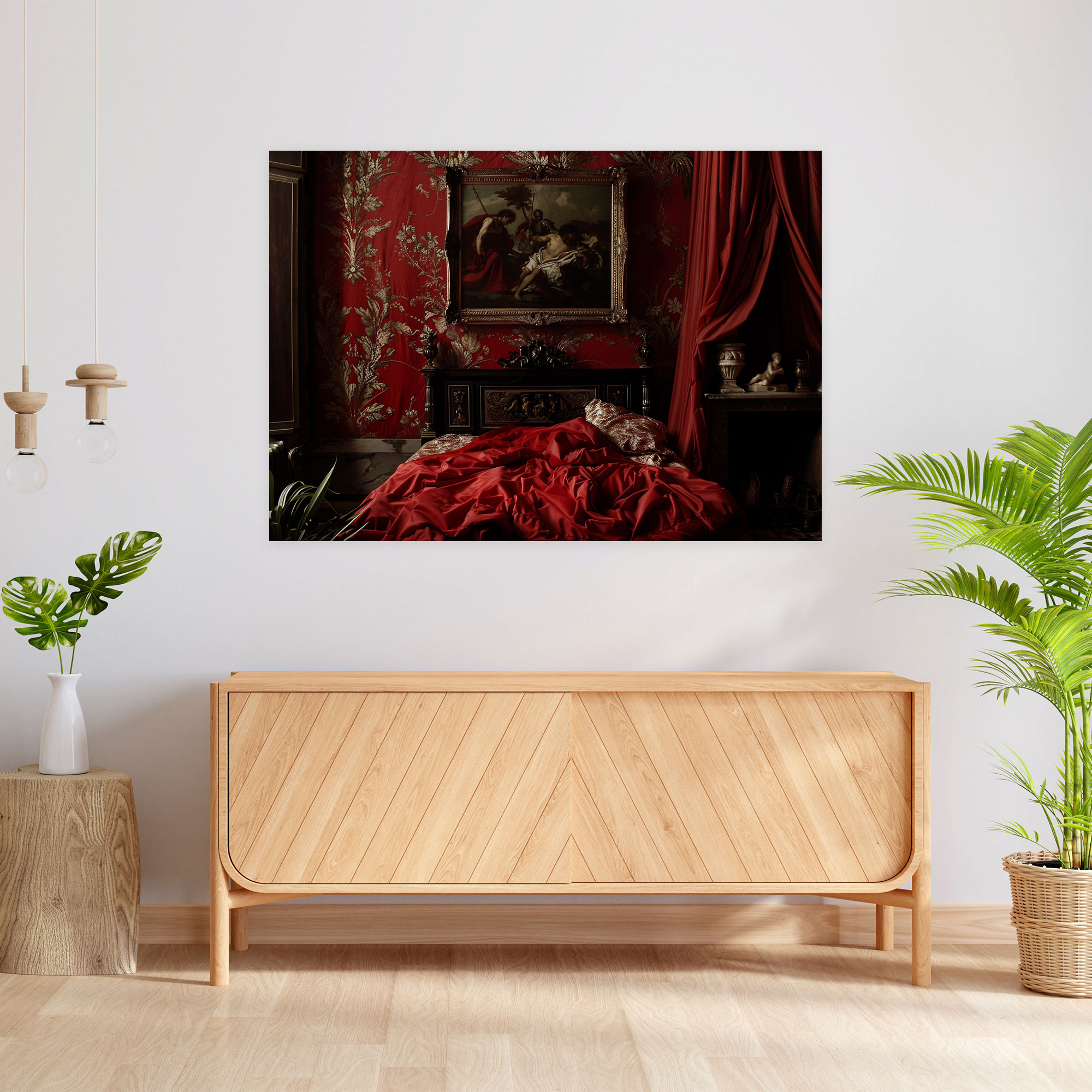 Caravaggio Tarzı Duvar Dekorasyonu - Kanvas Tablo Ev Dekorasyonu