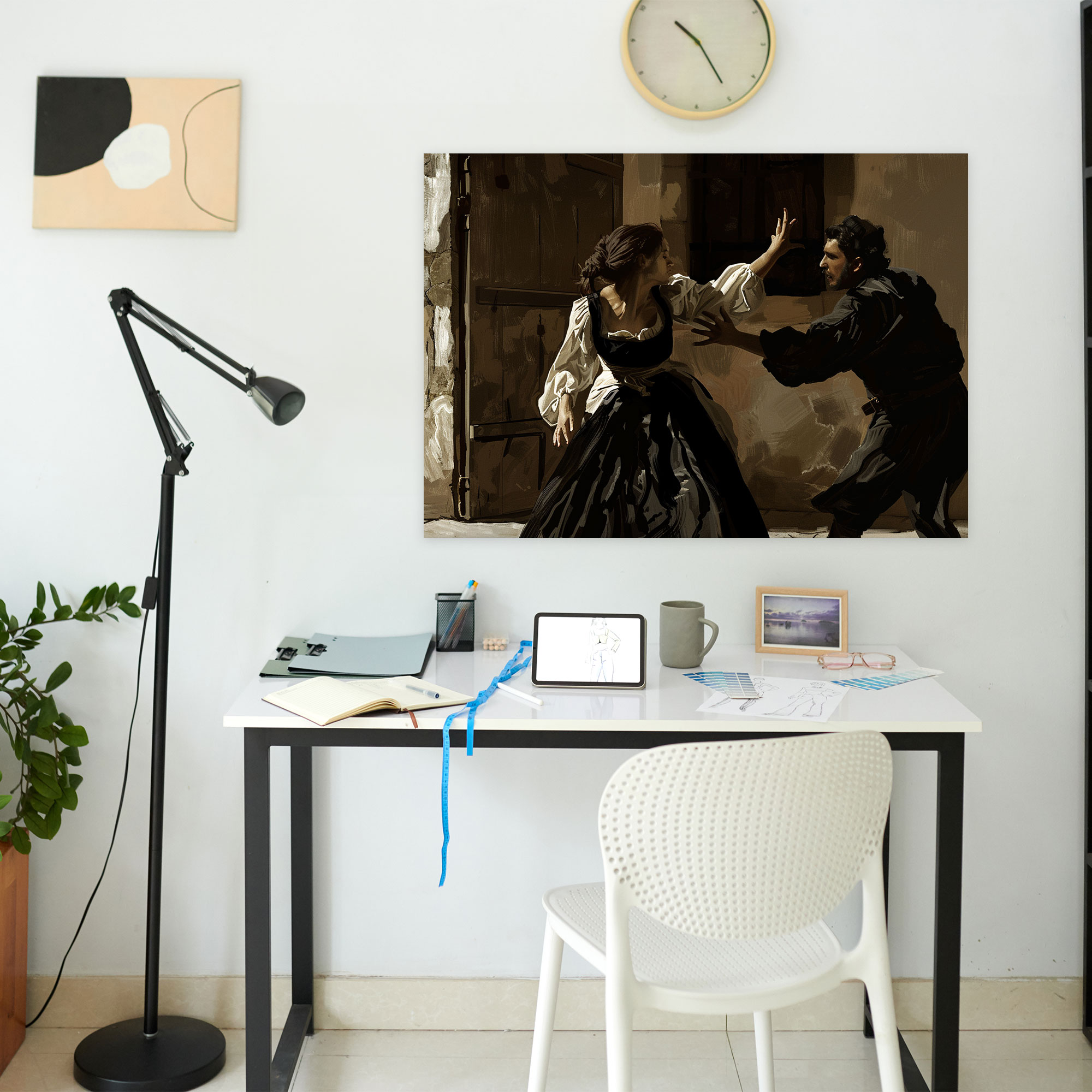 Caravaggio Style Canvas Print - Caravaggio, Canvas Wall Art, Wall Decoration, Canvas Print