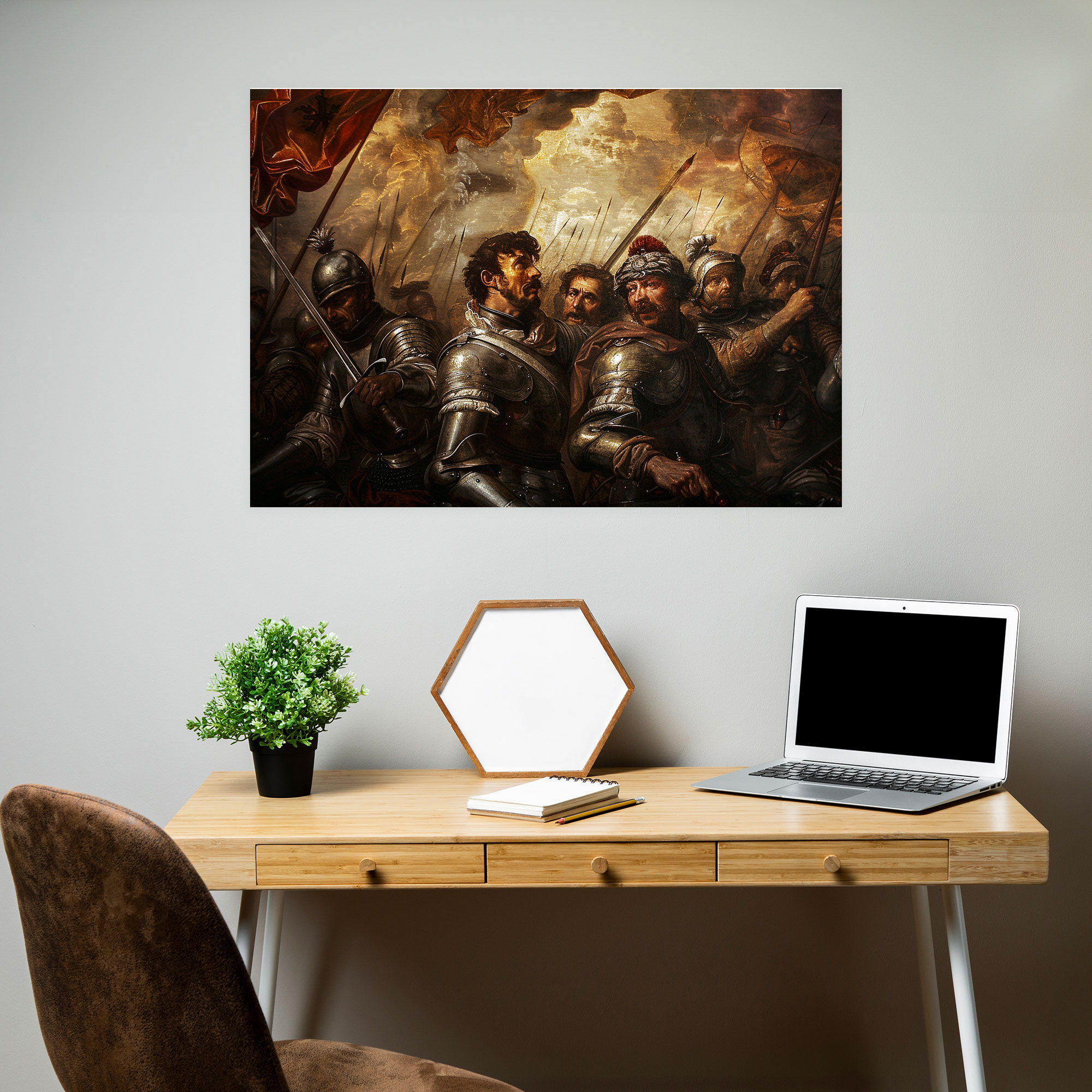 Caravaggio Tarzı Duvar Sanatı - Kanvas Tablo Ev Dekorasyonu