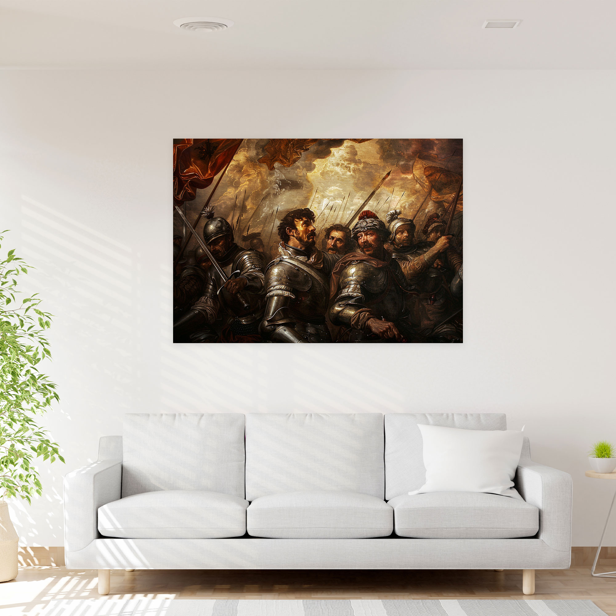 Caravaggio Tarzı Duvar Sanatı - Kanvas Tablo Ev Dekorasyonu