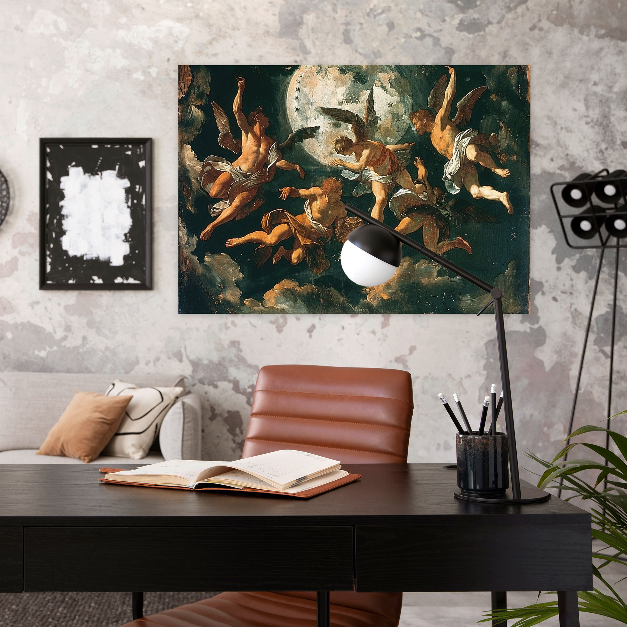 Caravaggio Style Canvas Print - Caravaggio, Wall Art, Canvas Wall Art, Canvas