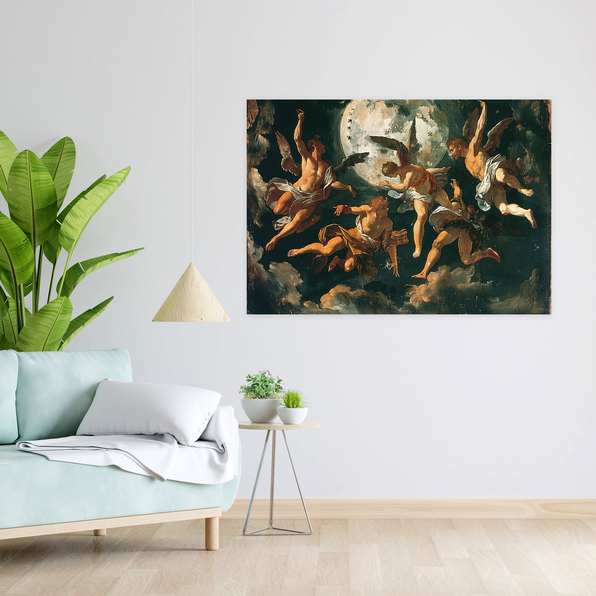 Caravaggio Style Canvas Print - Caravaggio, Wall Art, Canvas Wall Art, Canvas