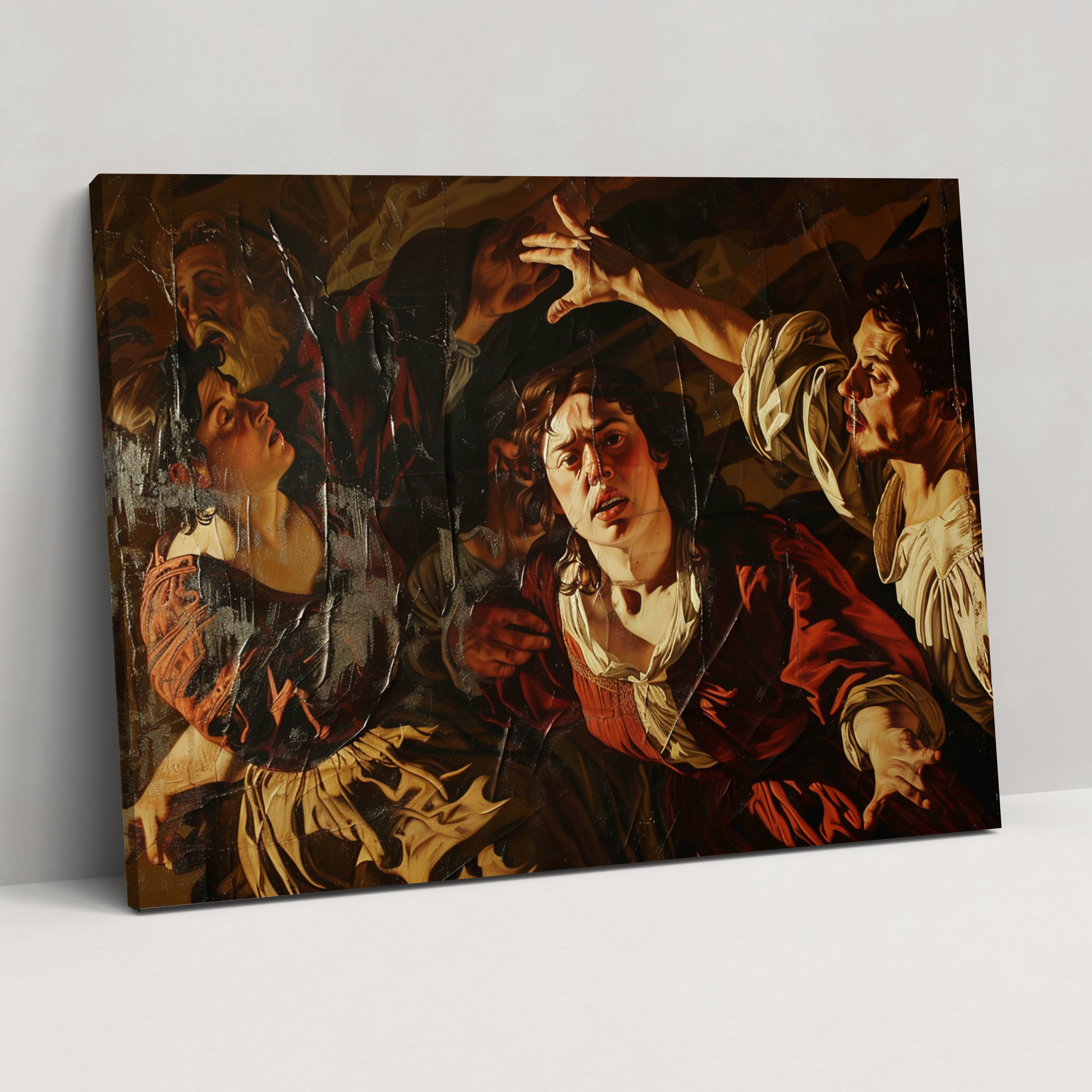 Caravaggio Style Canvas Print - Caravaggio, Wall Decoration, Wall Art, Canvas Wall Art