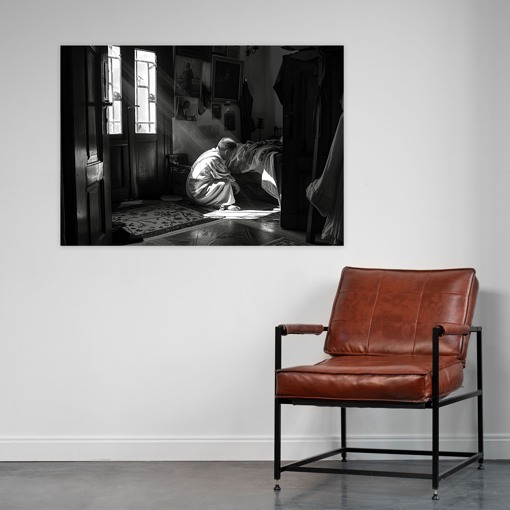 Caravaggio Tarzı Duvar Dekorasyonu - Caravaggio Tarzı Kanvas Tablo