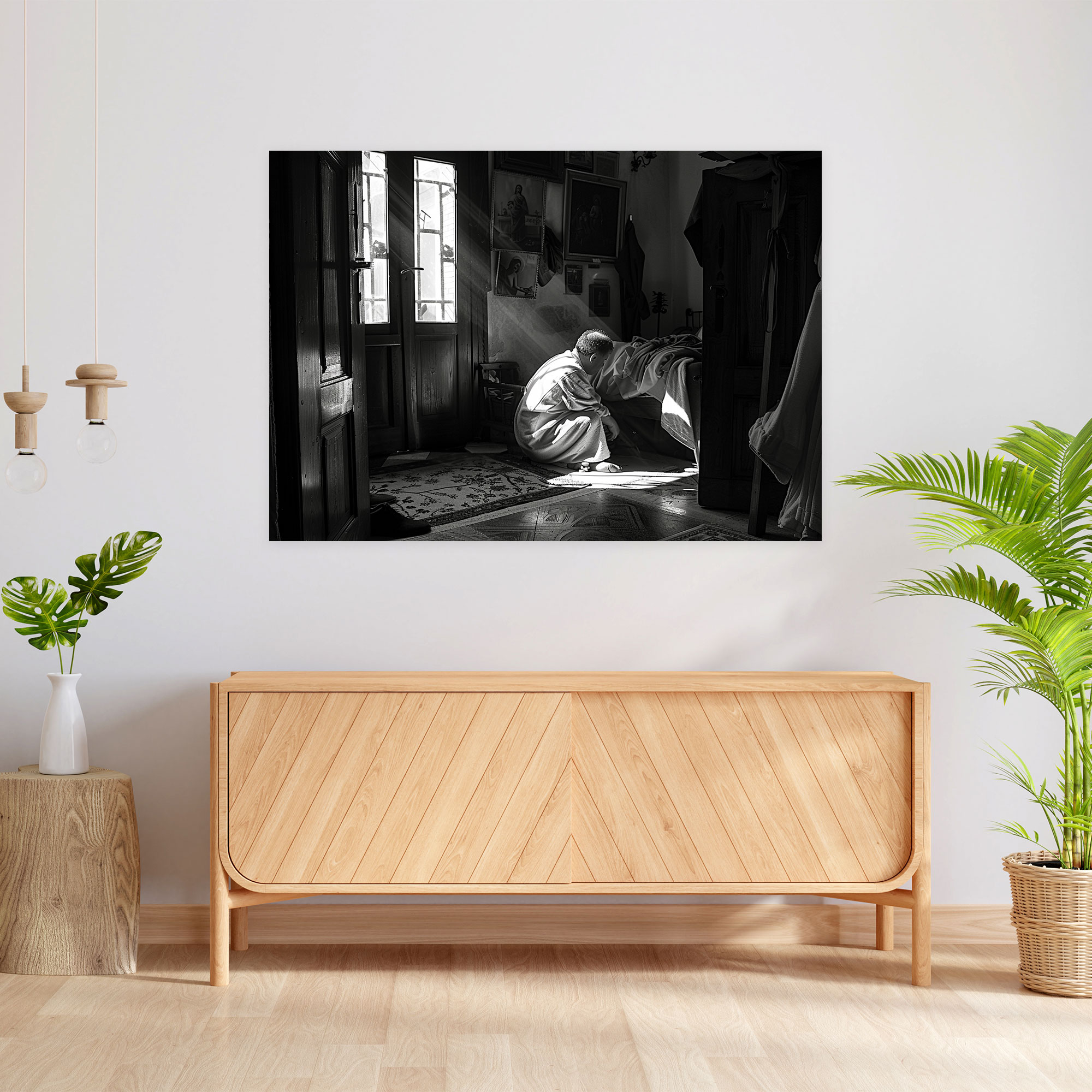 Caravaggio Tarzı Duvar Dekorasyonu - Caravaggio Tarzı Kanvas Tablo