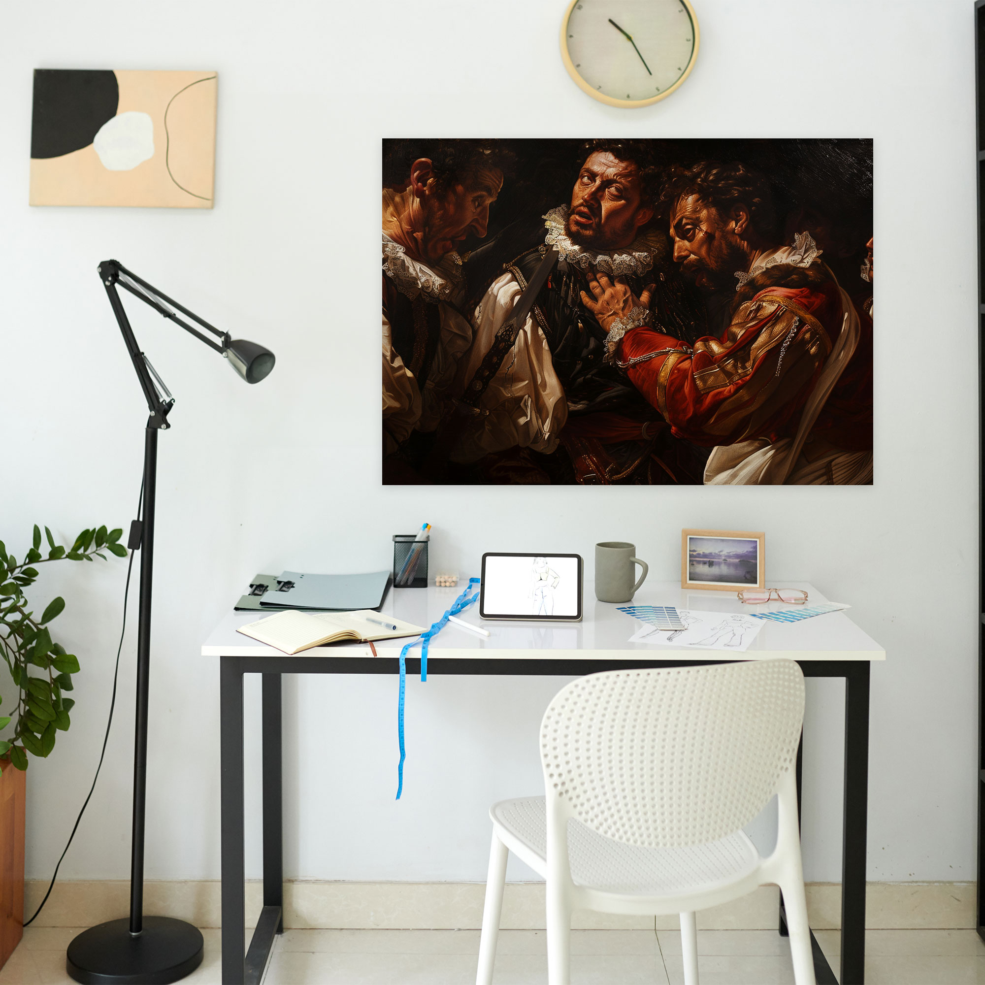 Caravaggio Style Canvas Print - Caravaggio, Canvas Wall Art, Canvas Print, Home Decoration