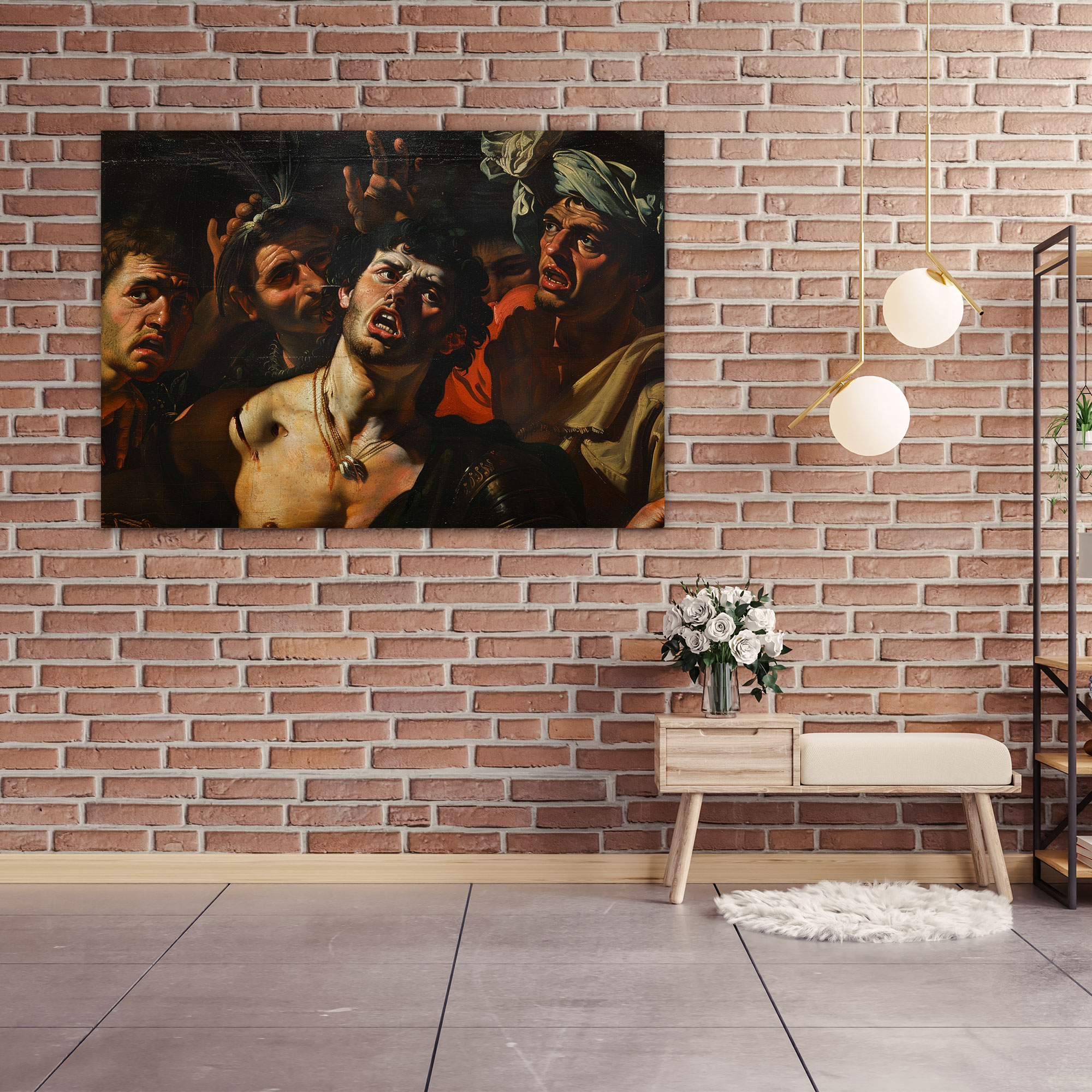 Caravaggio Style Wall Decoration - Caravaggio, Home Decoration, Canvas Wall Art, Wall Decoration