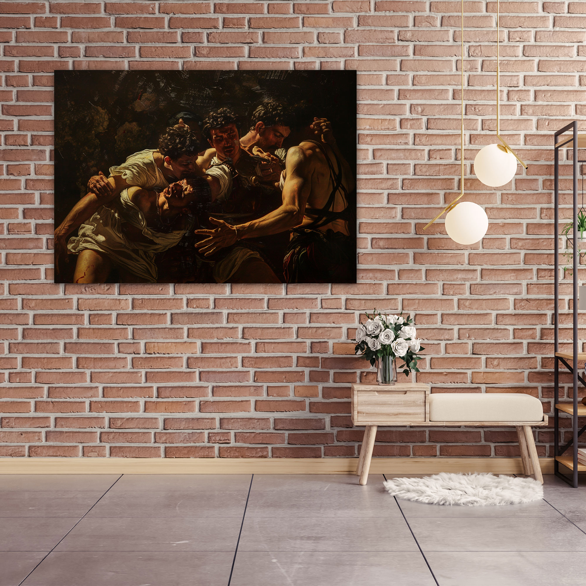 Caravaggio Tarzı Kanvas Tablo - Caravaggio Kanvas Tablo Duvar Dekorasyonu
