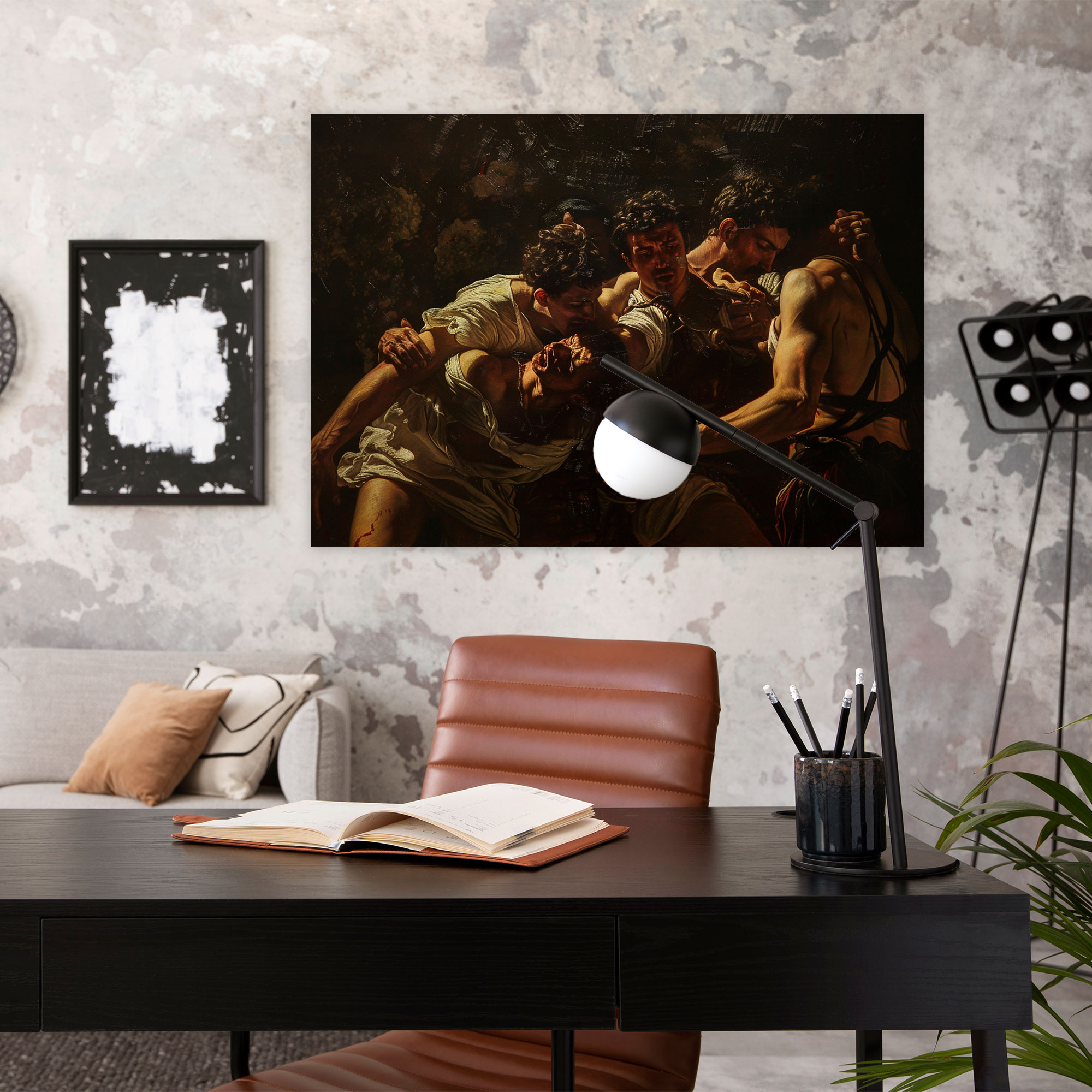 Caravaggio Tarzı Kanvas Tablo - Caravaggio Kanvas Tablo Duvar Dekorasyonu