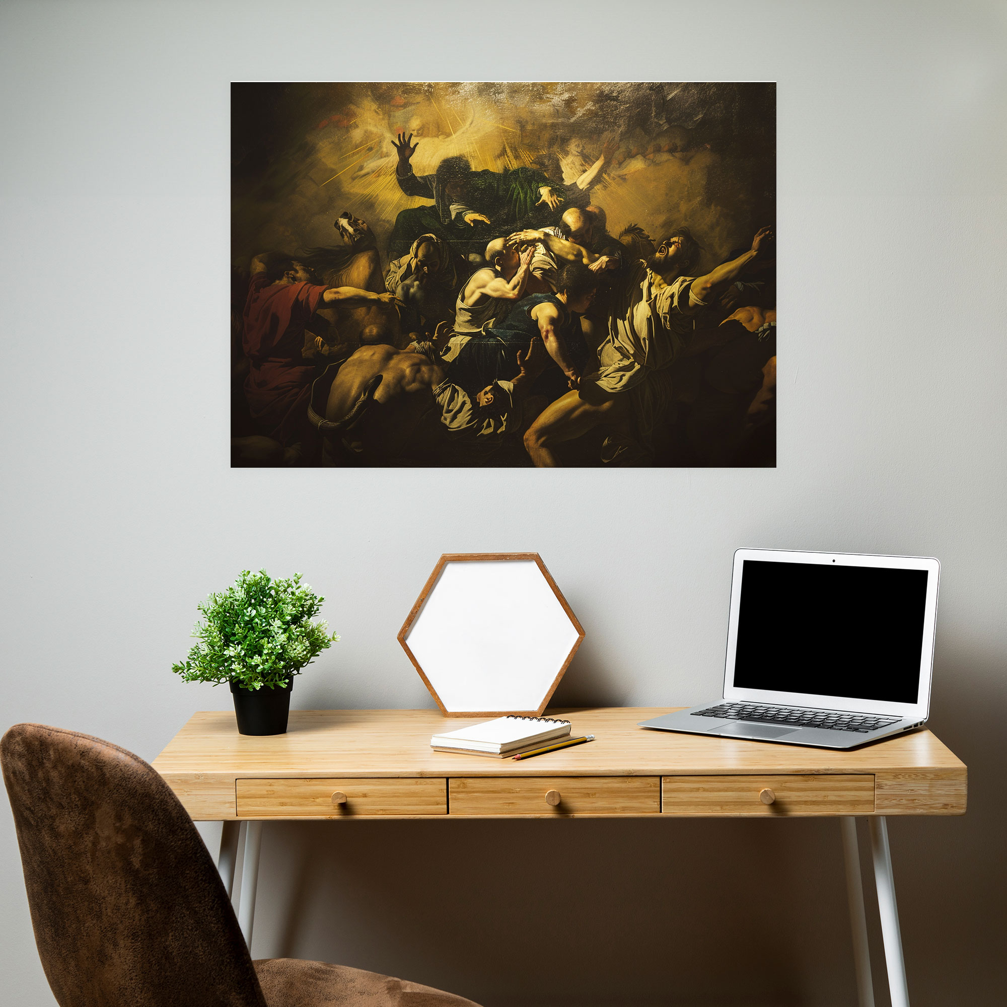 Caravaggio Style Wall Art - Caravaggio, Caravaggio Style, Wall Art, Canvas Print