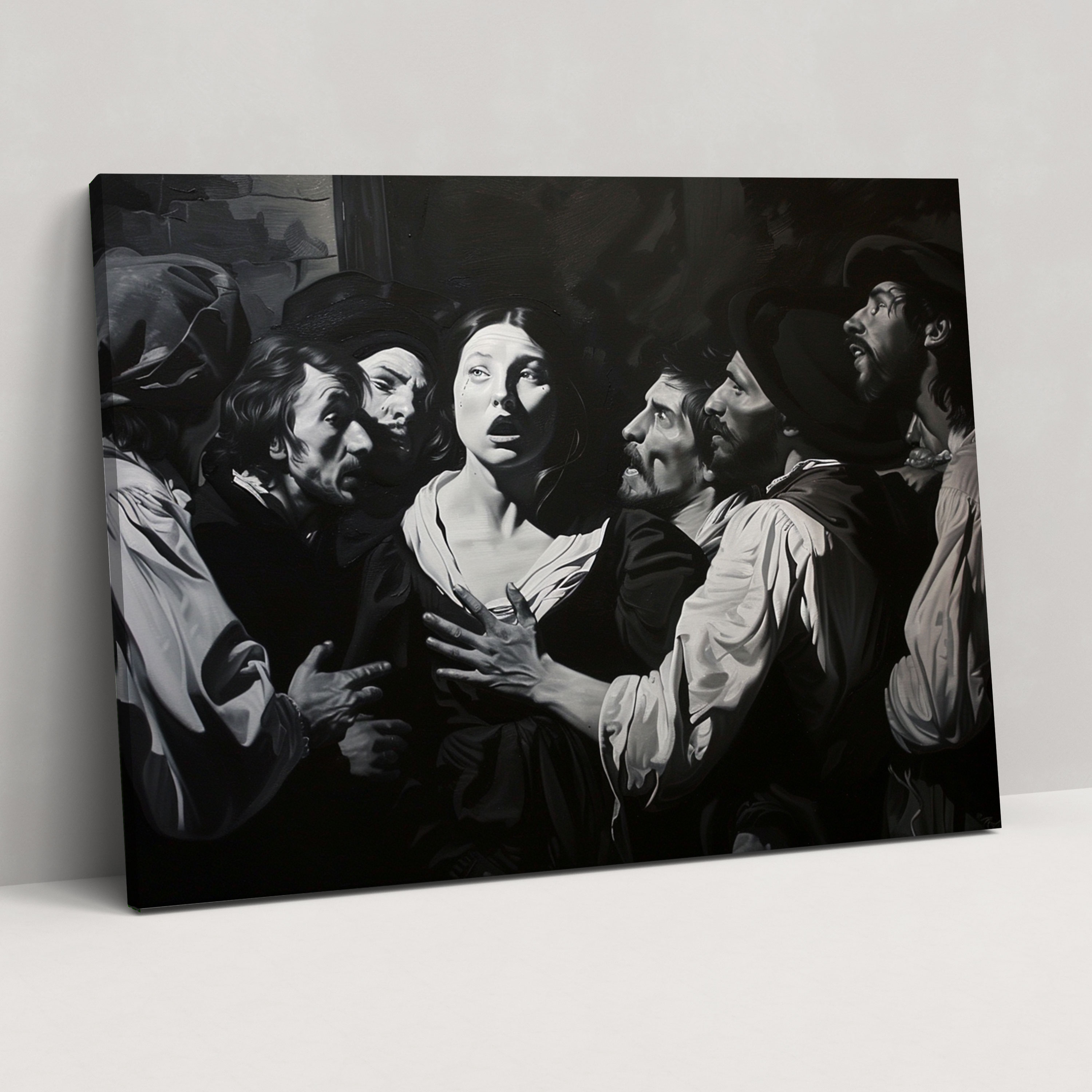 Caravaggio Style Canvas Print - Caravaggio, Canvas Wall Art, Wall Art, Home Decoration