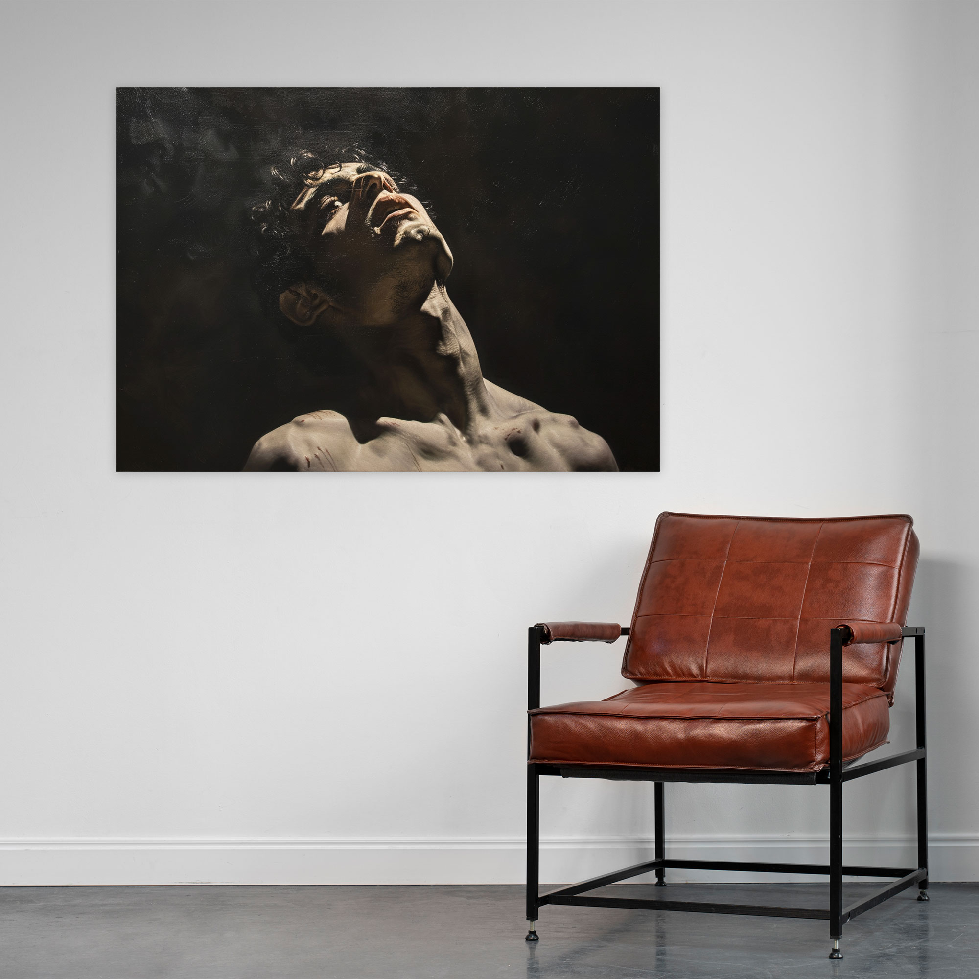 Caravaggio Tarzı Duvar Dekorasyonu - Kanvas Tablo Caravaggio Tarzı Baskı