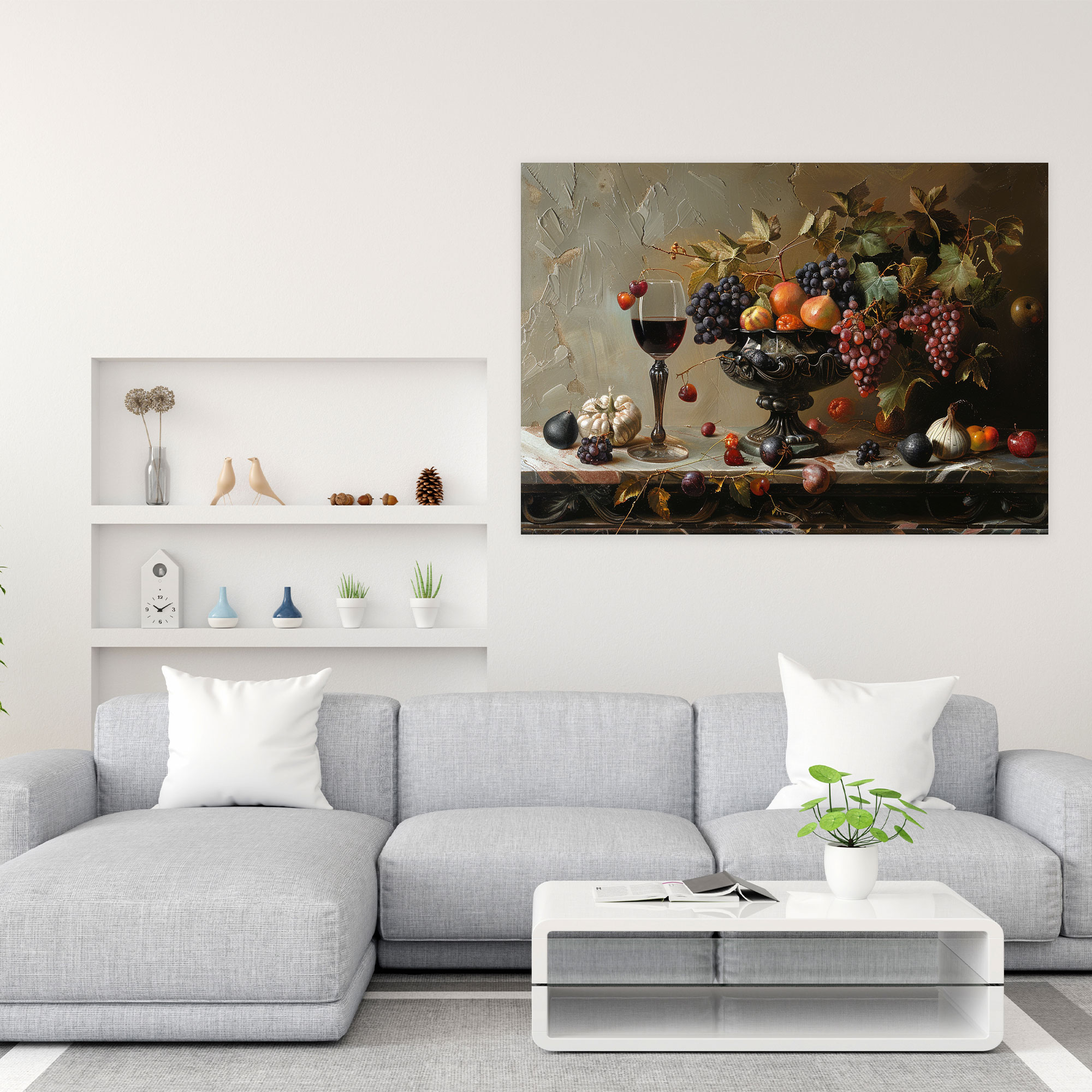 Caravaggio Style Canvas Print - Caravaggio, Wall Decoration, Canvas Print, Home Decoration