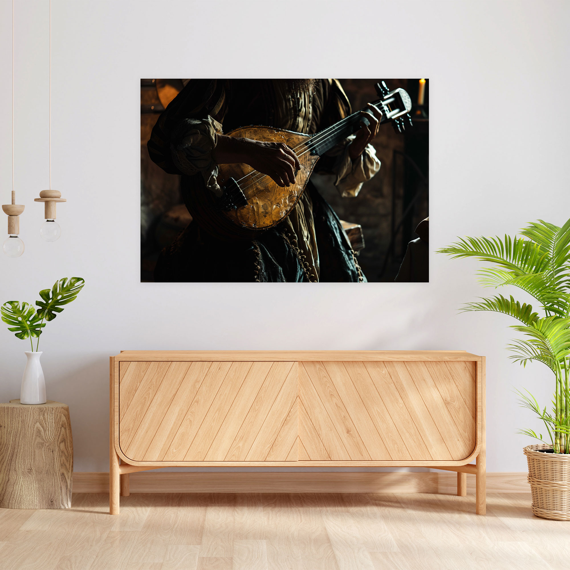 Caravaggio Style Canvas Print - Caravaggio, Wall Art, Wall Decoration, Canvas