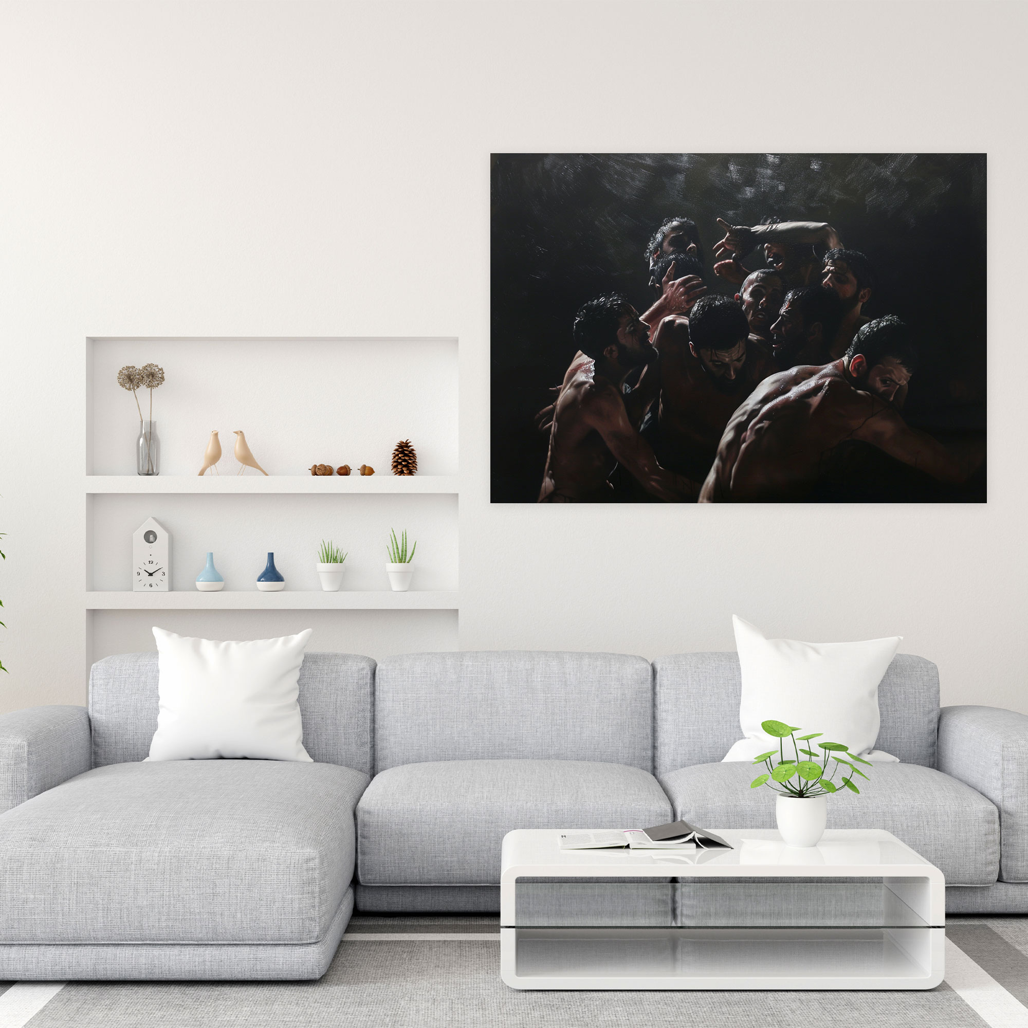 Caravaggio Tarzı Duvar Sanatı - Duvar Dekorasyonu Ev Dekorasyonu Caravaggio Sanatı