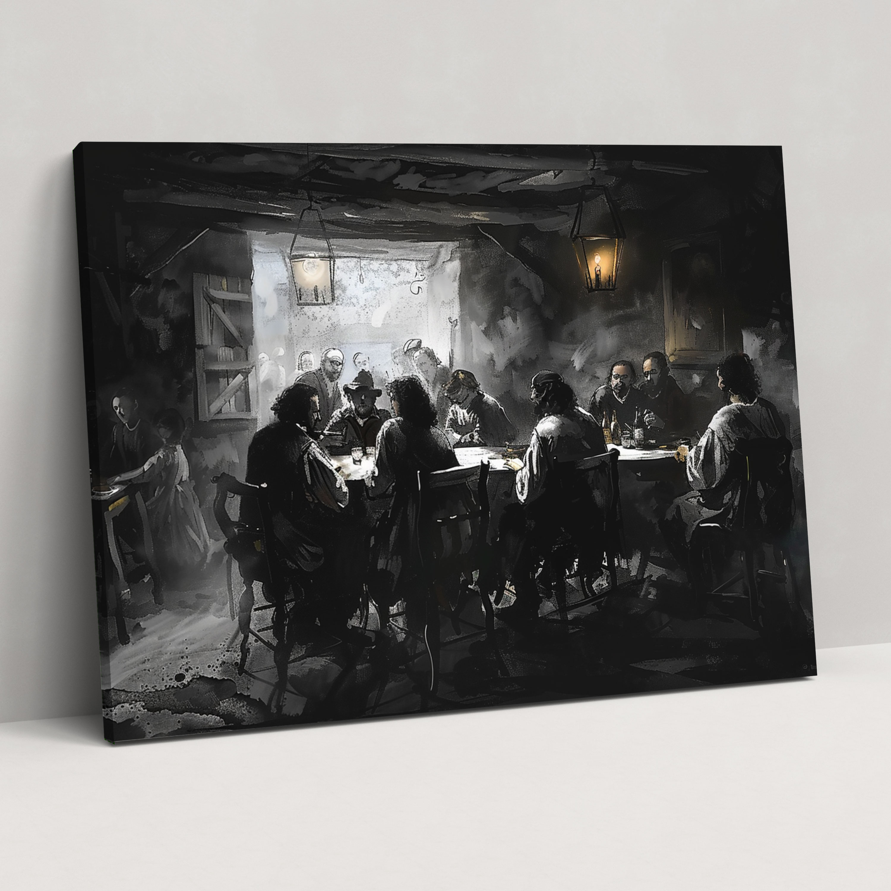 Caravaggio Style Canvas Print - Caravaggio, Wall Art, Home Decoration, Canvas Print