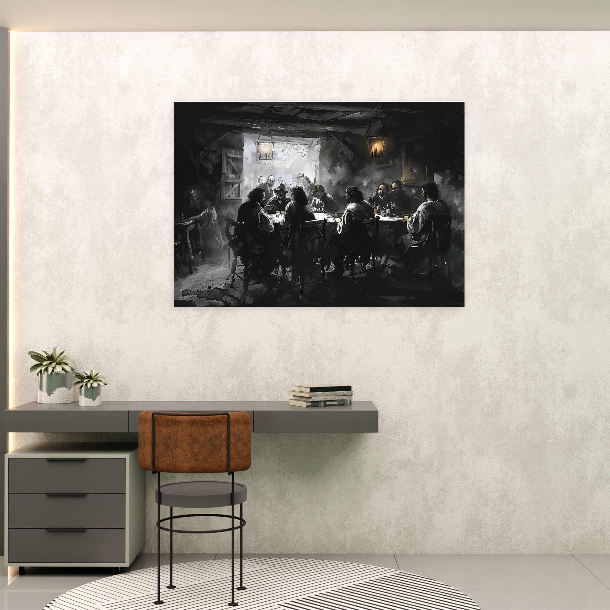Caravaggio Style Canvas Print - Caravaggio, Wall Art, Home Decoration, Canvas Print
