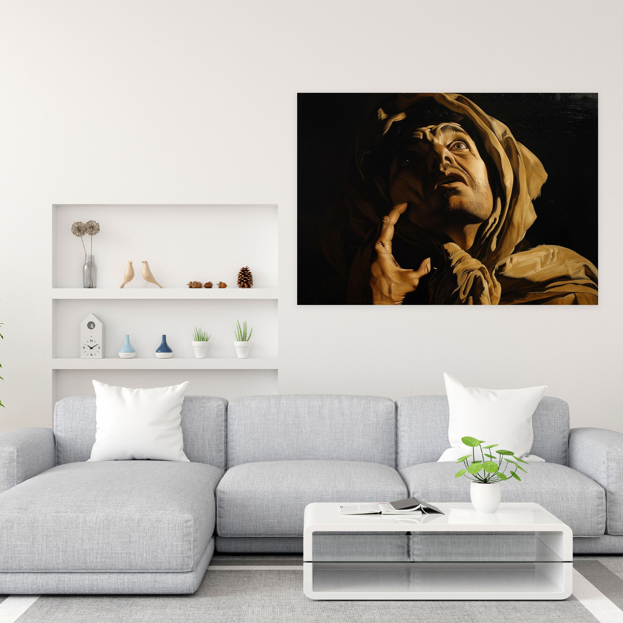 Caravaggio Style Wall Art - Caravaggio, Wall Art, Canvas, Canvas Wall Art