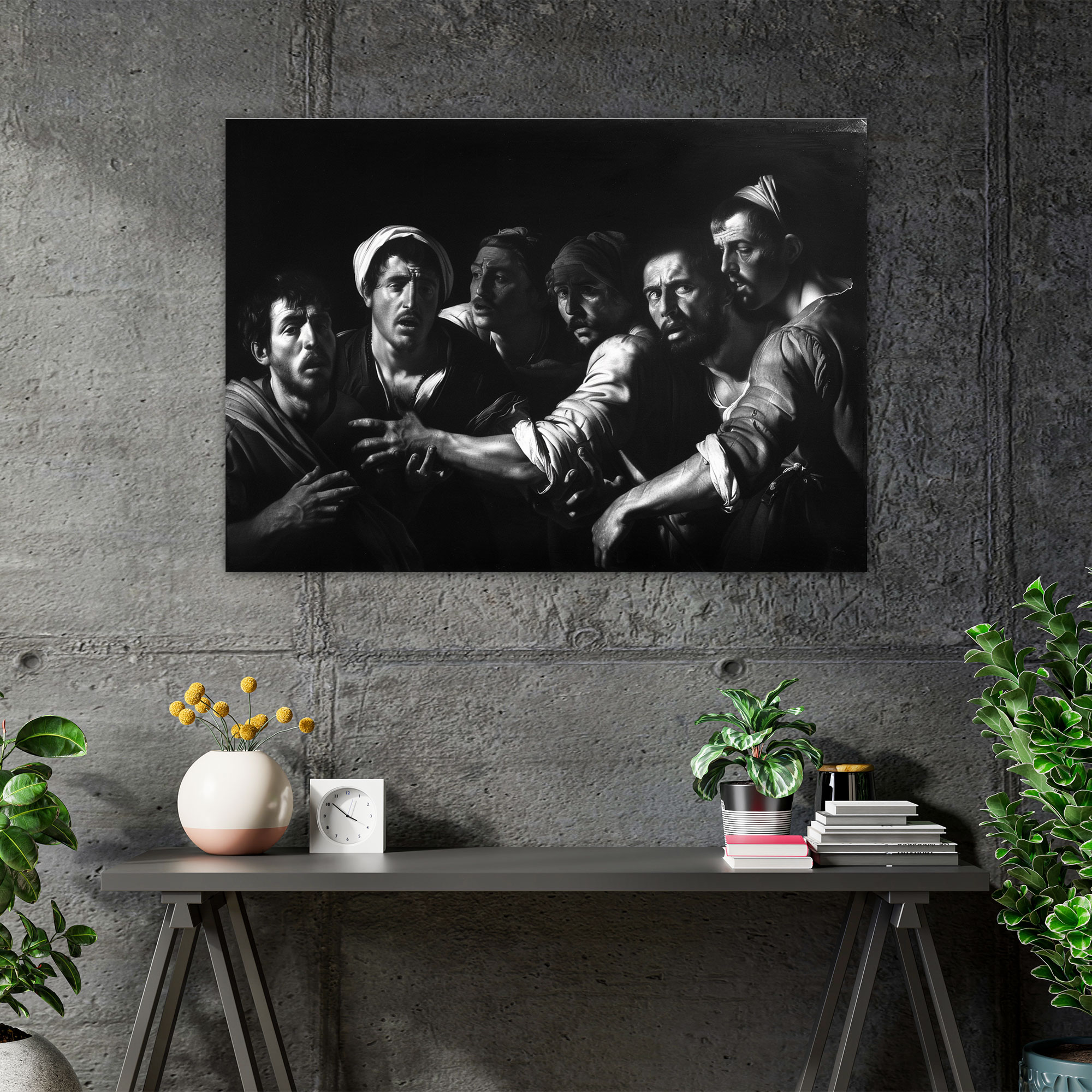 Caravaggio Style Wall Art - Caravaggio, Home Decoration, Caravaggio Style, Canvas