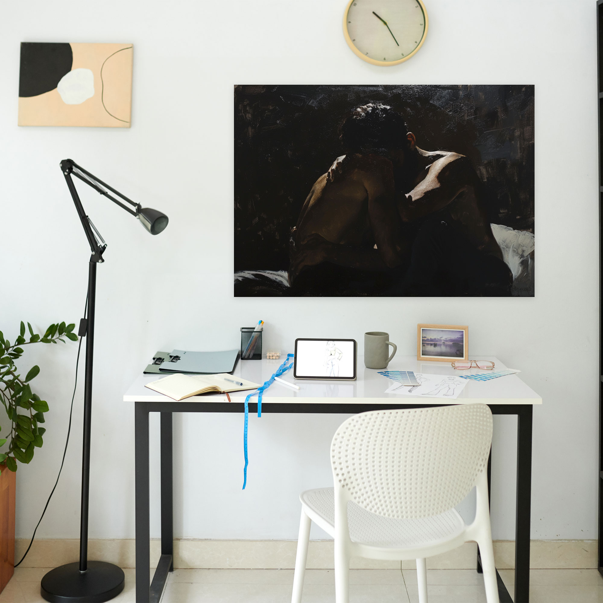Caravaggio Style Wall Art - Caravaggio, Shadows, Wall Art, Home Decoration