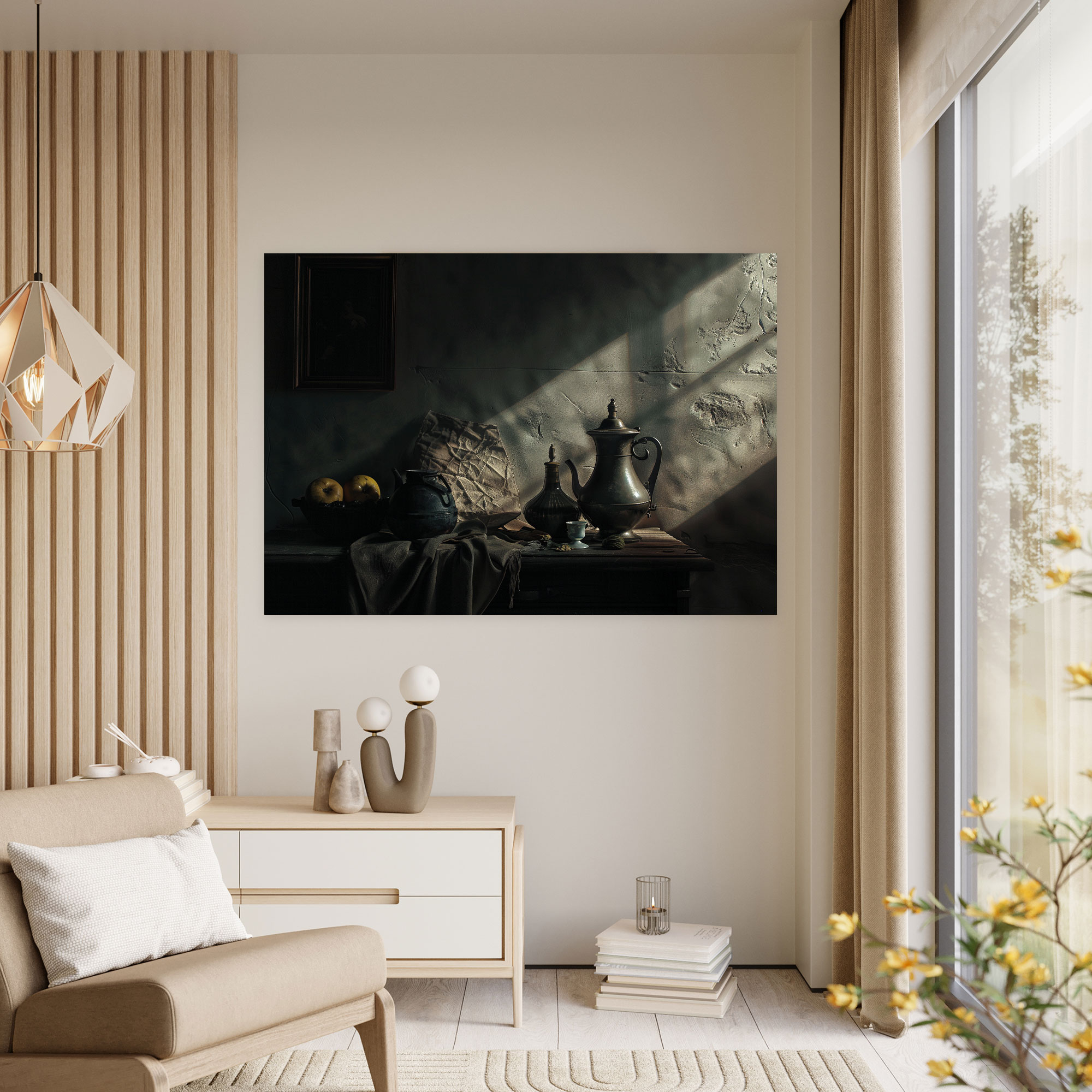 Caravaggio Tarzı Duvar Sanatı - Kanvas Tablo Ev Dekorasyonu