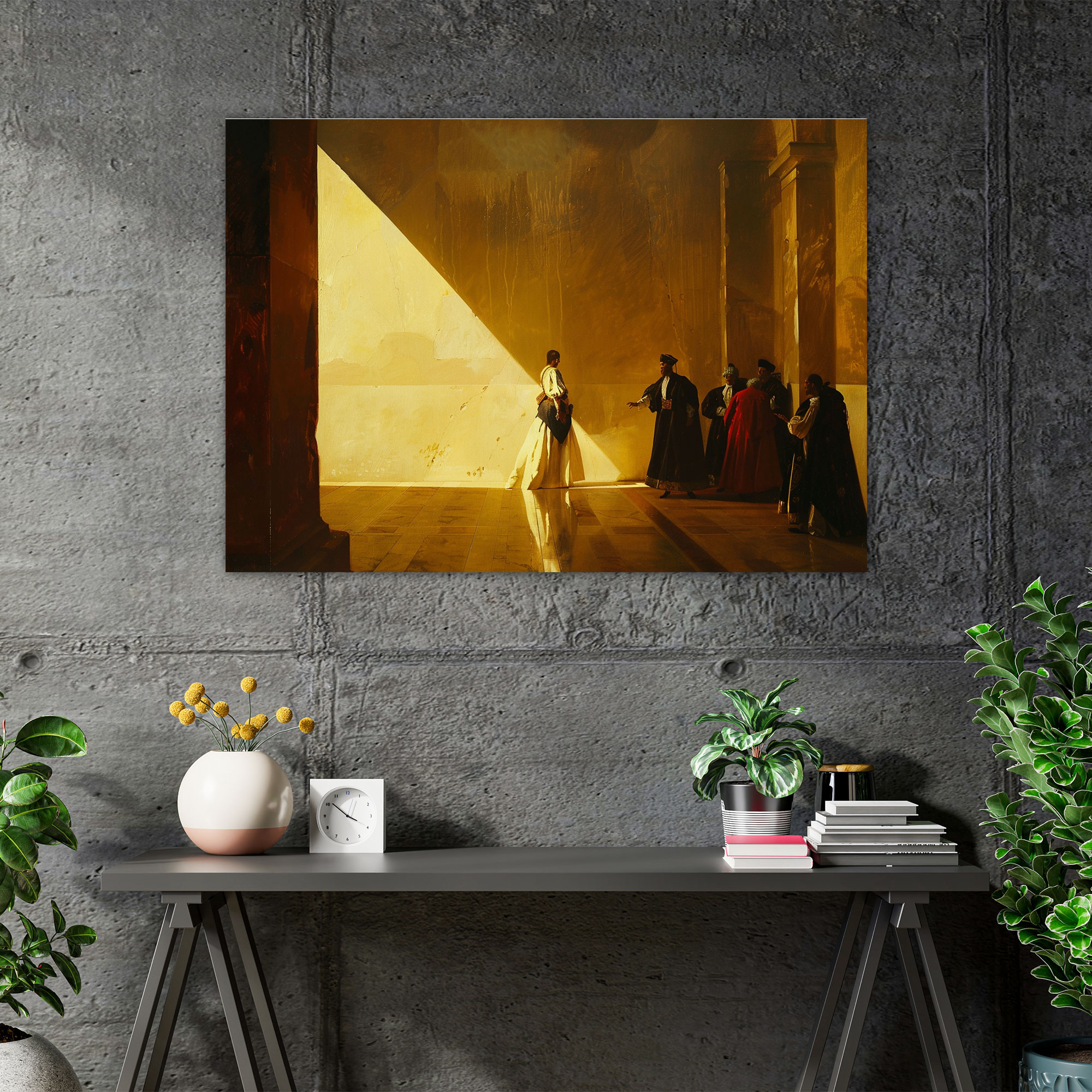 Caravaggio Style Wall Decoration - Caravaggio, Caravaggio Style, Home Decoration, Warm Light