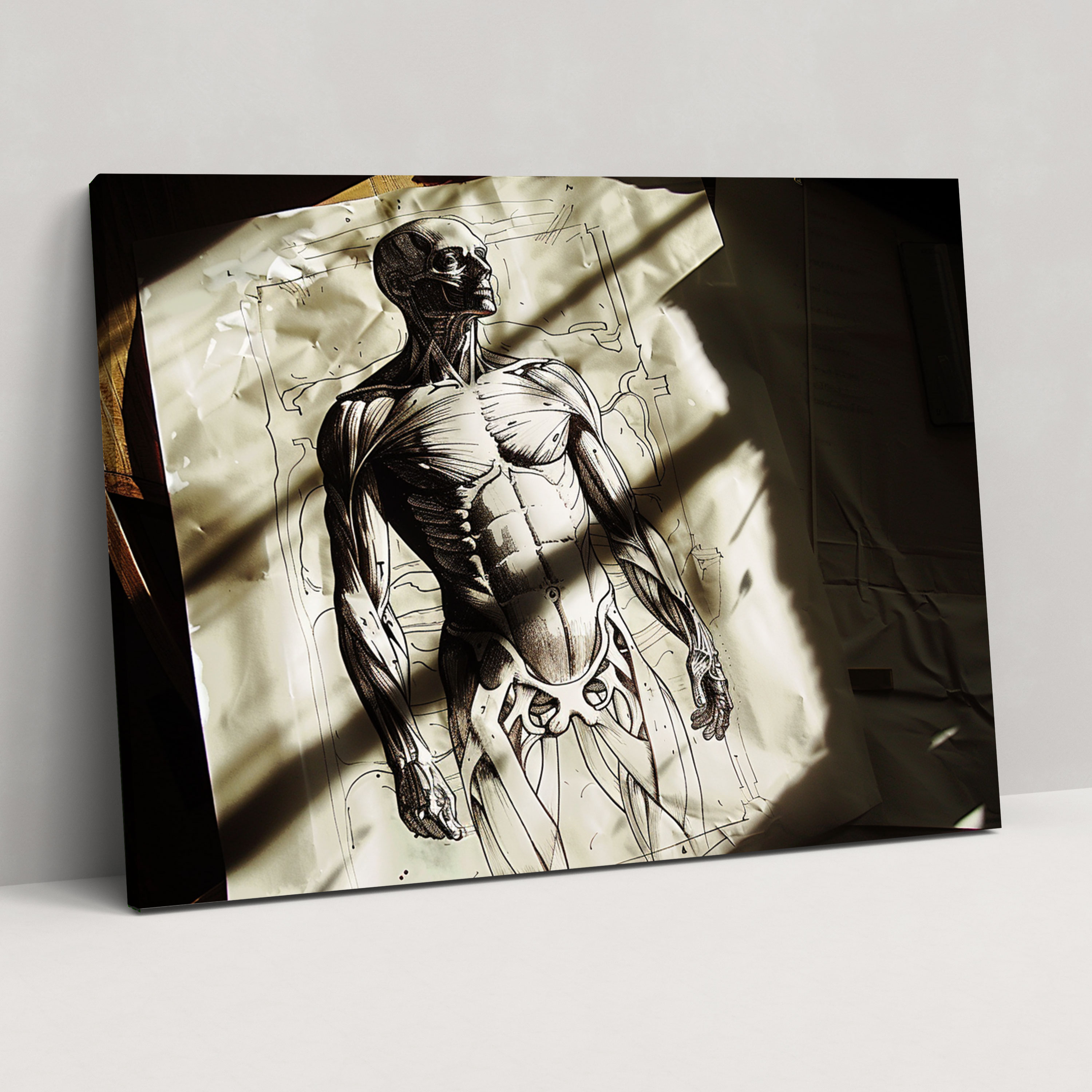 Caravaggio Style Canvas Print - Caravaggio, Shadows, Wall Art, Canvas