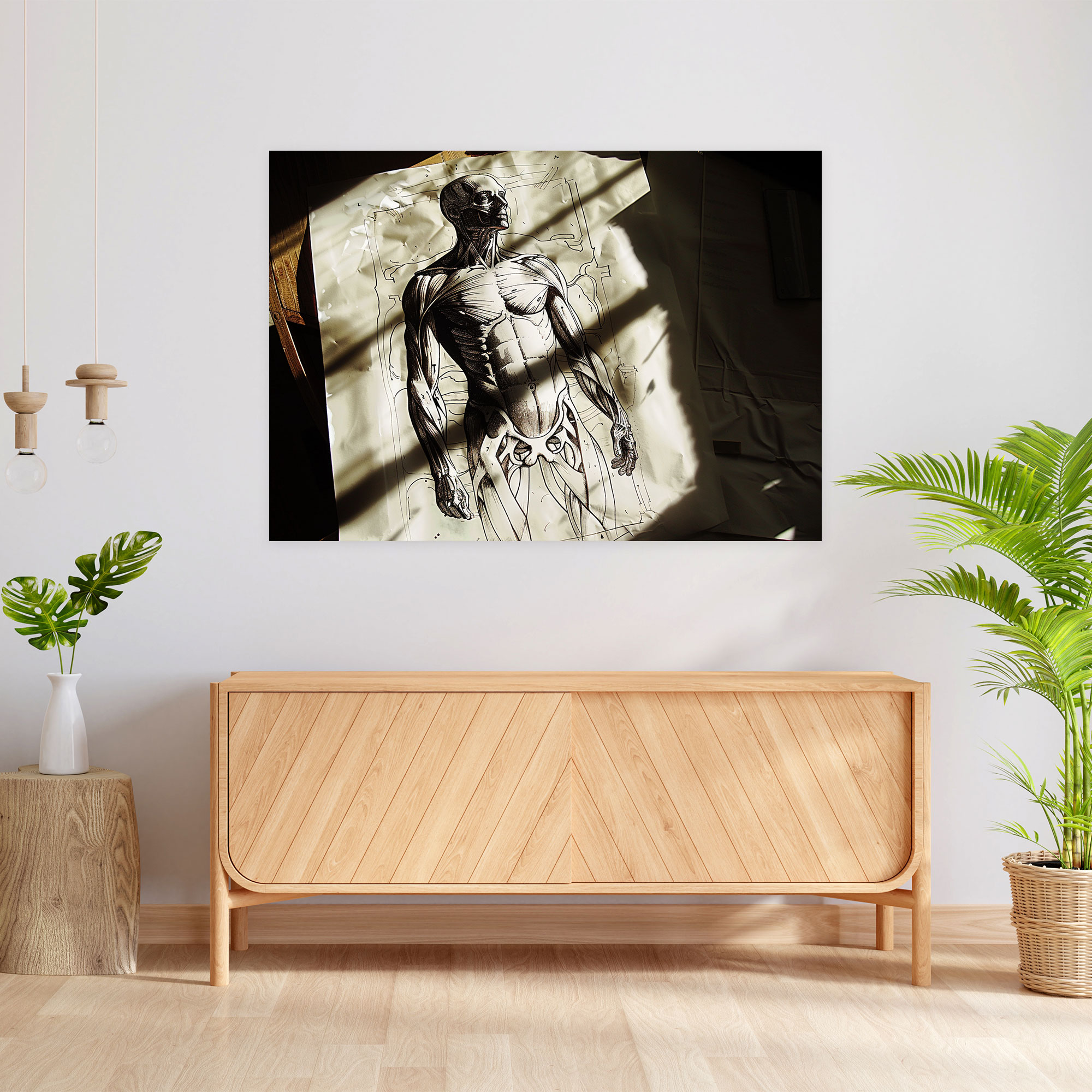 Caravaggio Style Canvas Print - Caravaggio, Shadows, Wall Art, Canvas